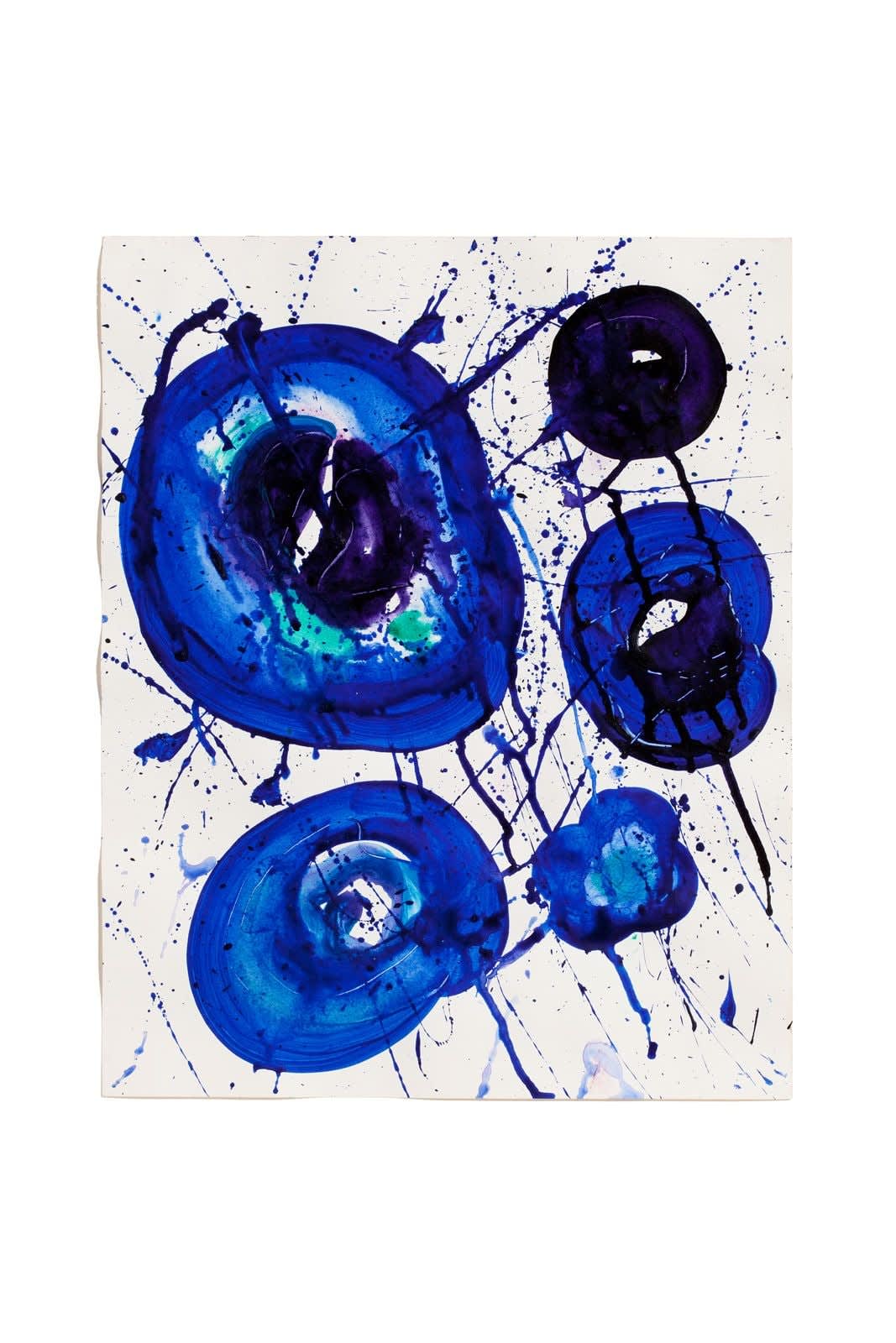 Lyrical abstract work on paper