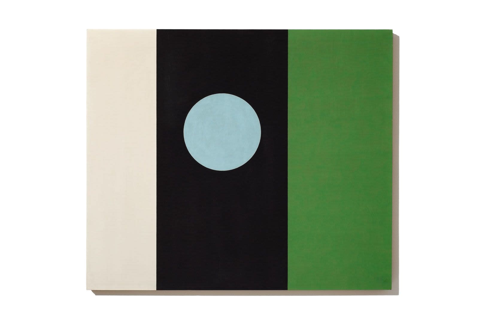 a geometric abstract painting