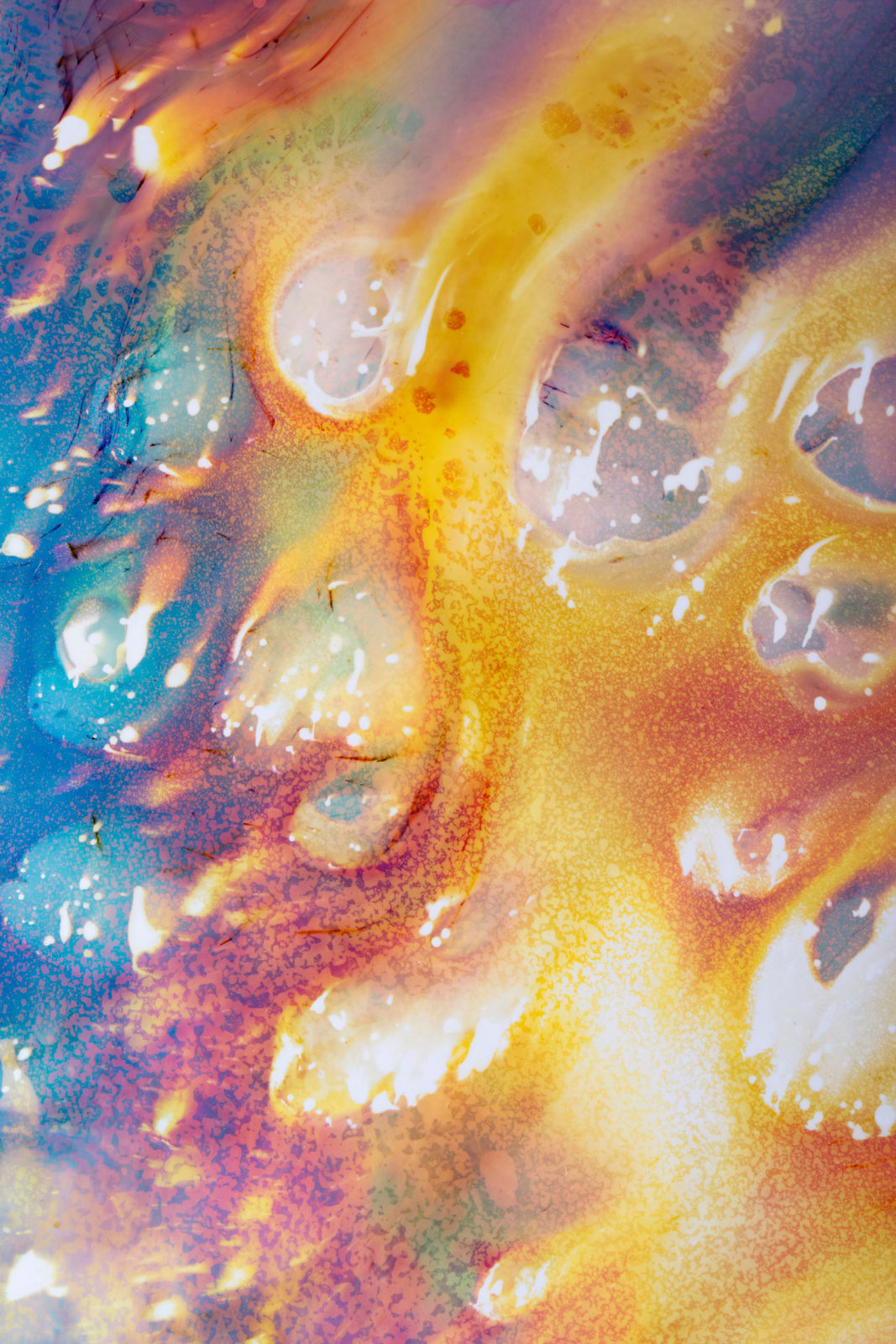 gestural abstract photographic print