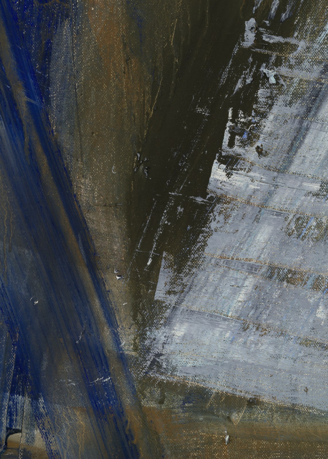 detail of gestural abstract painting