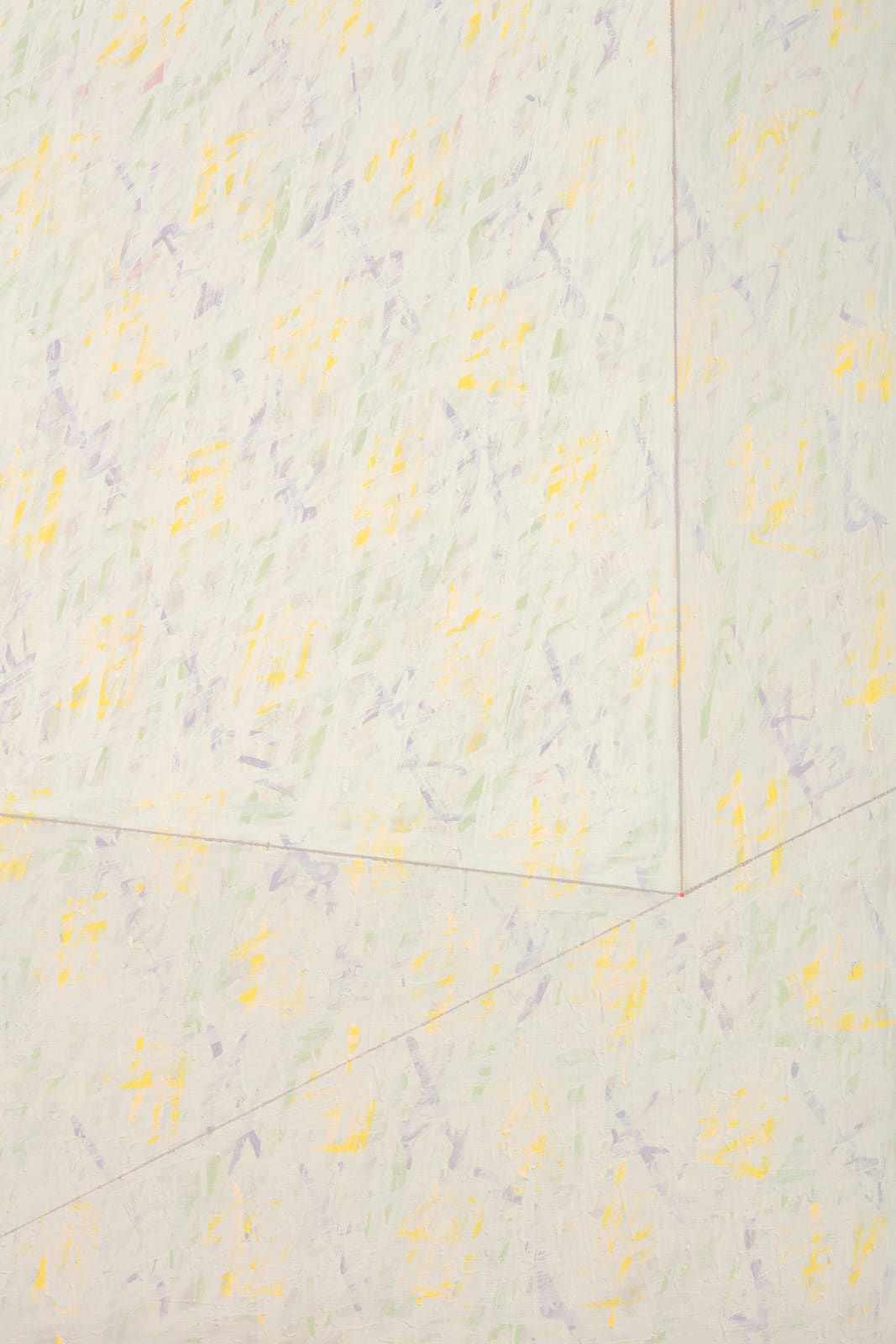 detail of a geometric abstract painting