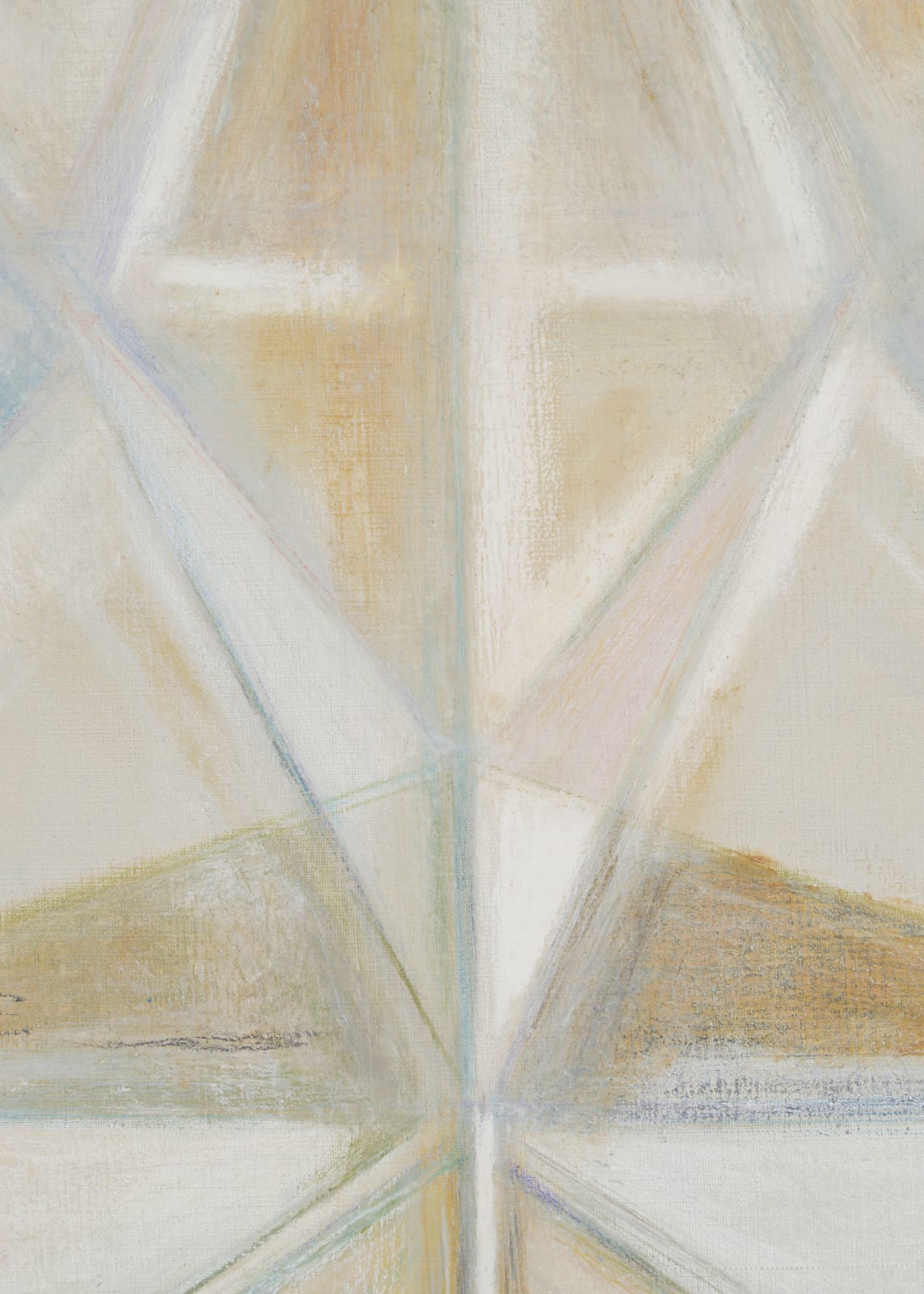 detail of geometric abstract painting