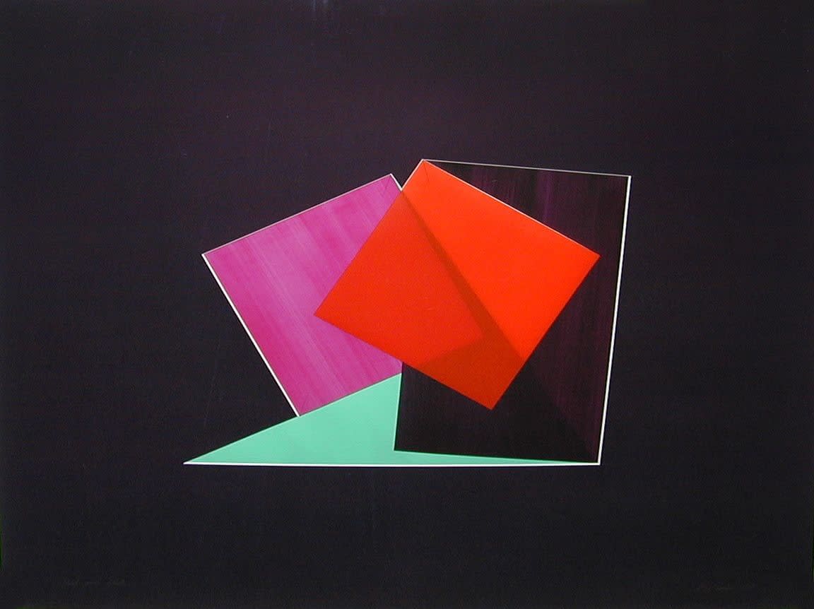 a geometric abstract drawing