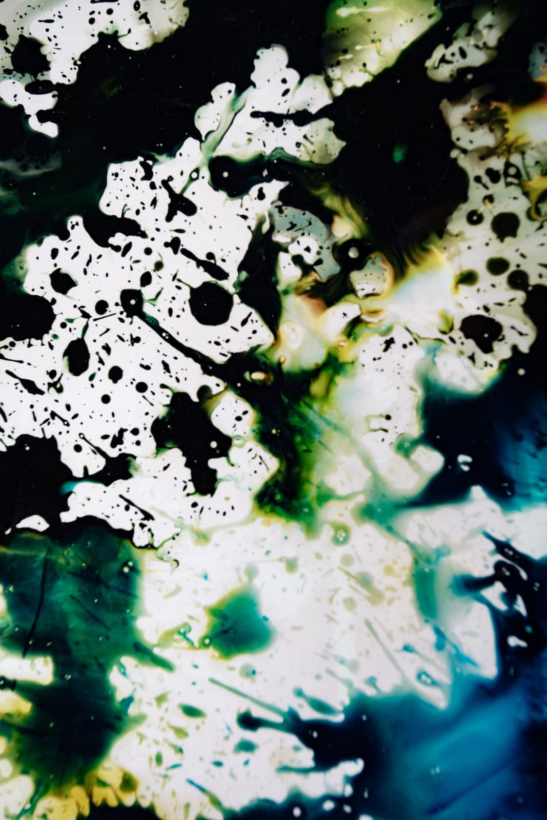 gestural abstract photographic print