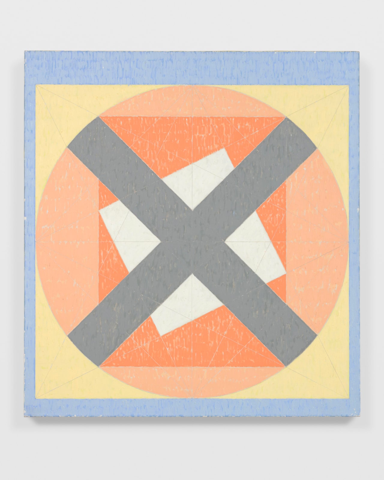 Jack Tworkov, X on Circle in the Square (Q4-81 #2), 1981