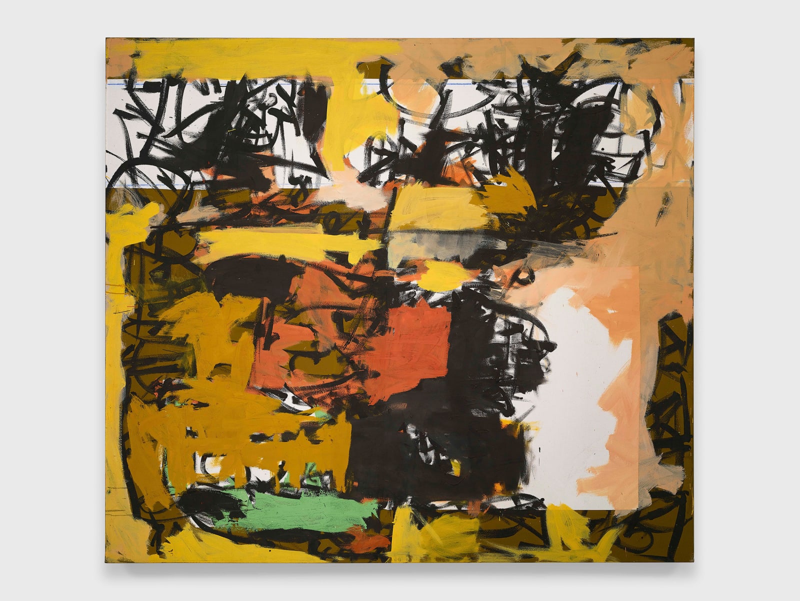 Gestural abstract painting