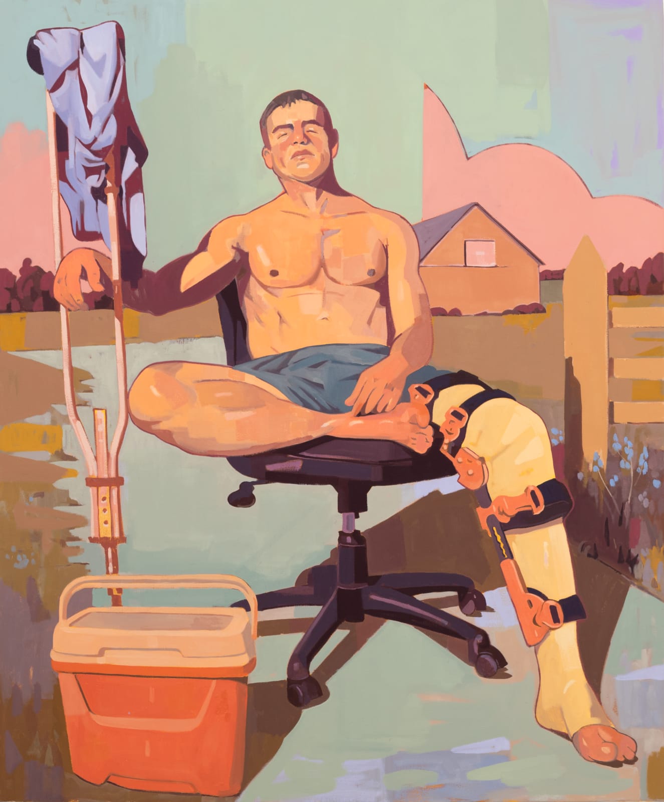 Austin Alphonse, In the Front Yard, 2024