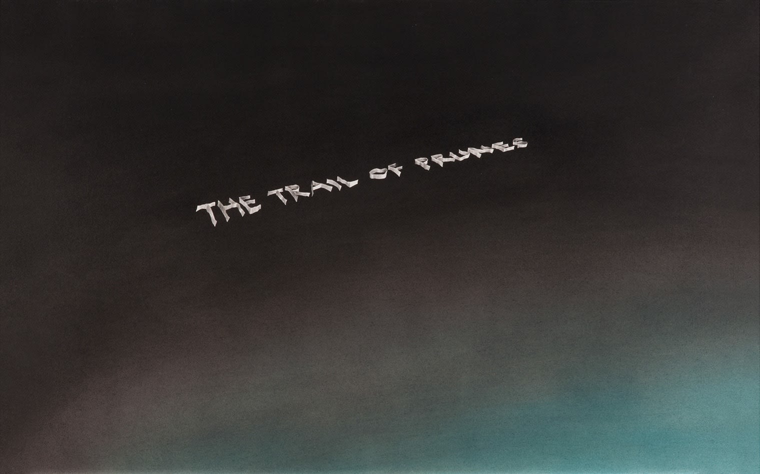 Ed Ruscha, The Trail of Prunes, 1975