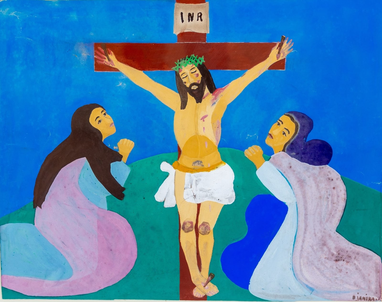 Djanira da Motta, A Virgem Maria e Maria Madalena Junto à Cruz de Cristo