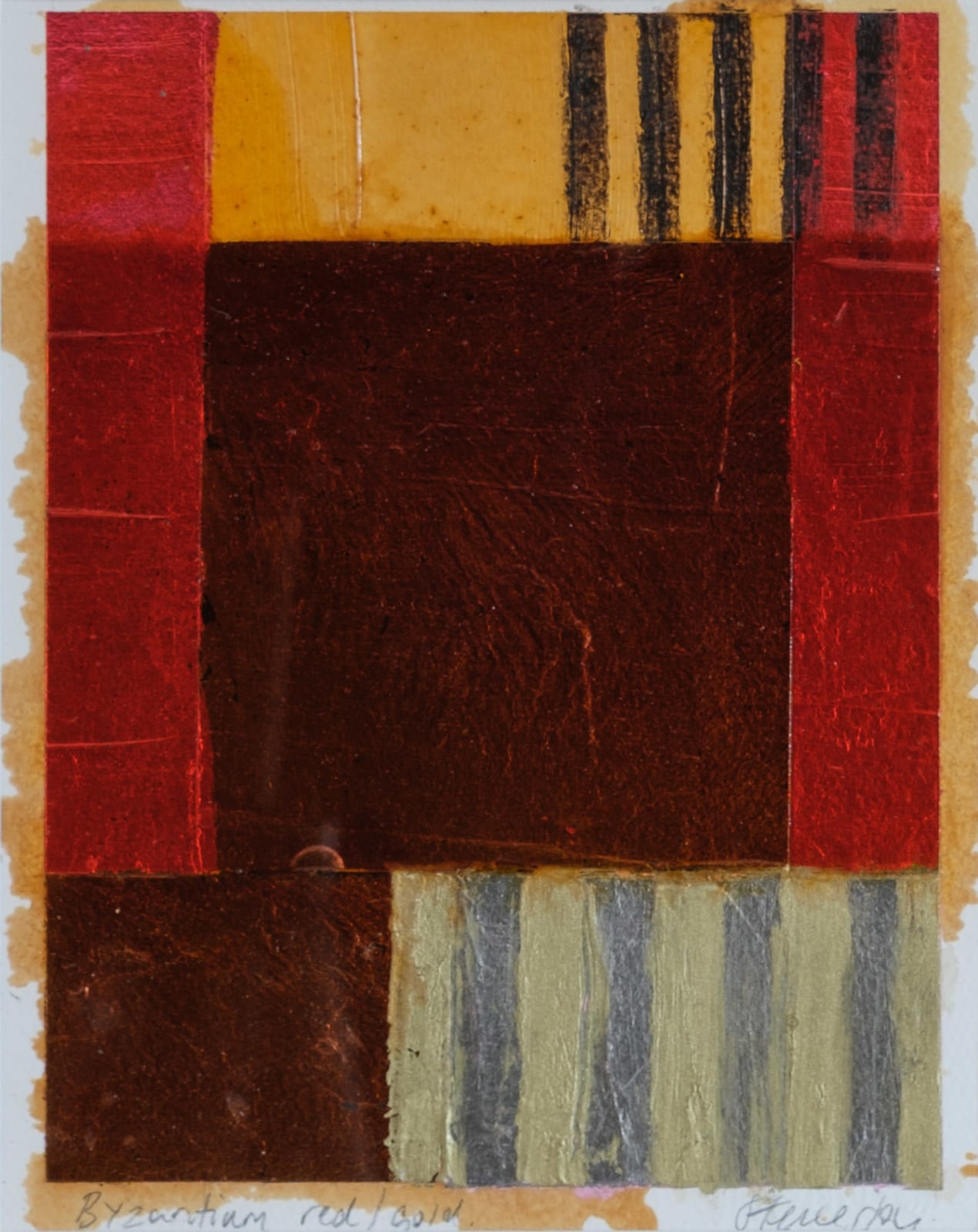 Steve Joy, Byzantium Red/Gold, 2025