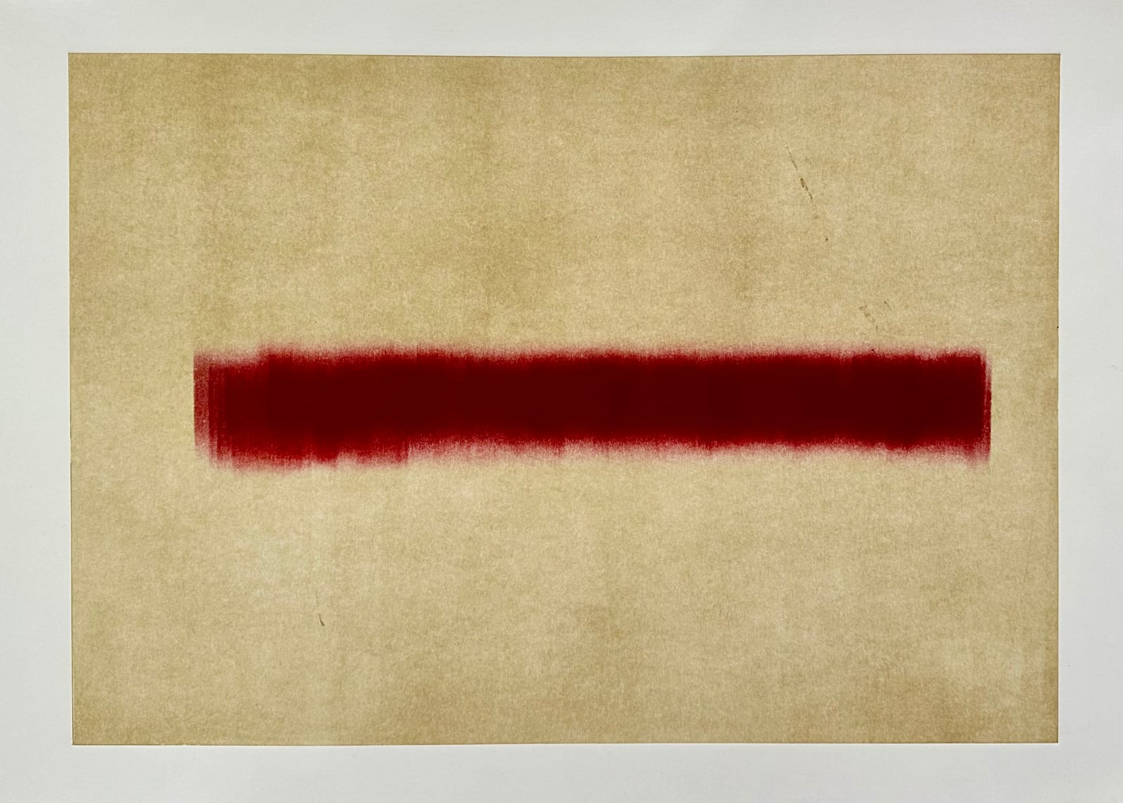 Shelly Tregoning - Crimson Horizon - Monoprint
