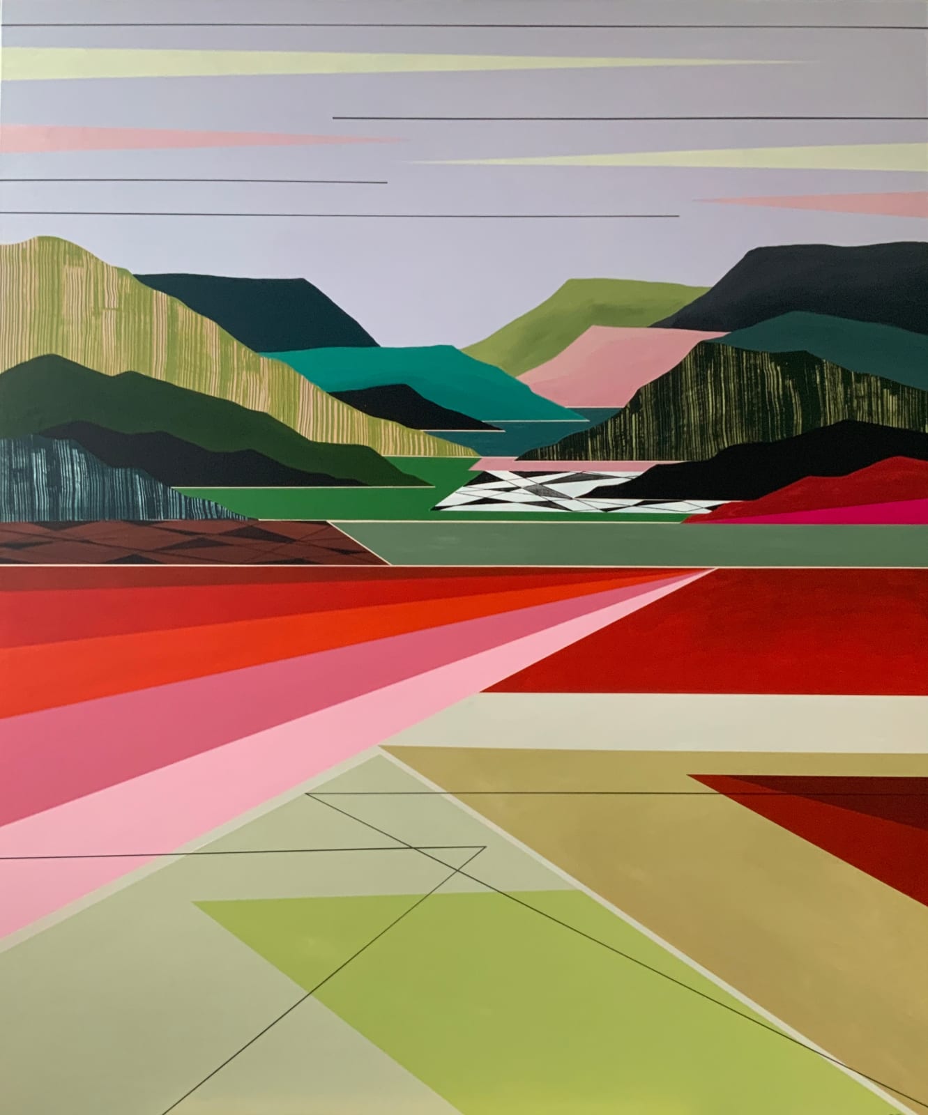 Chowwai Cheung, Mountain Ridges III, 2026