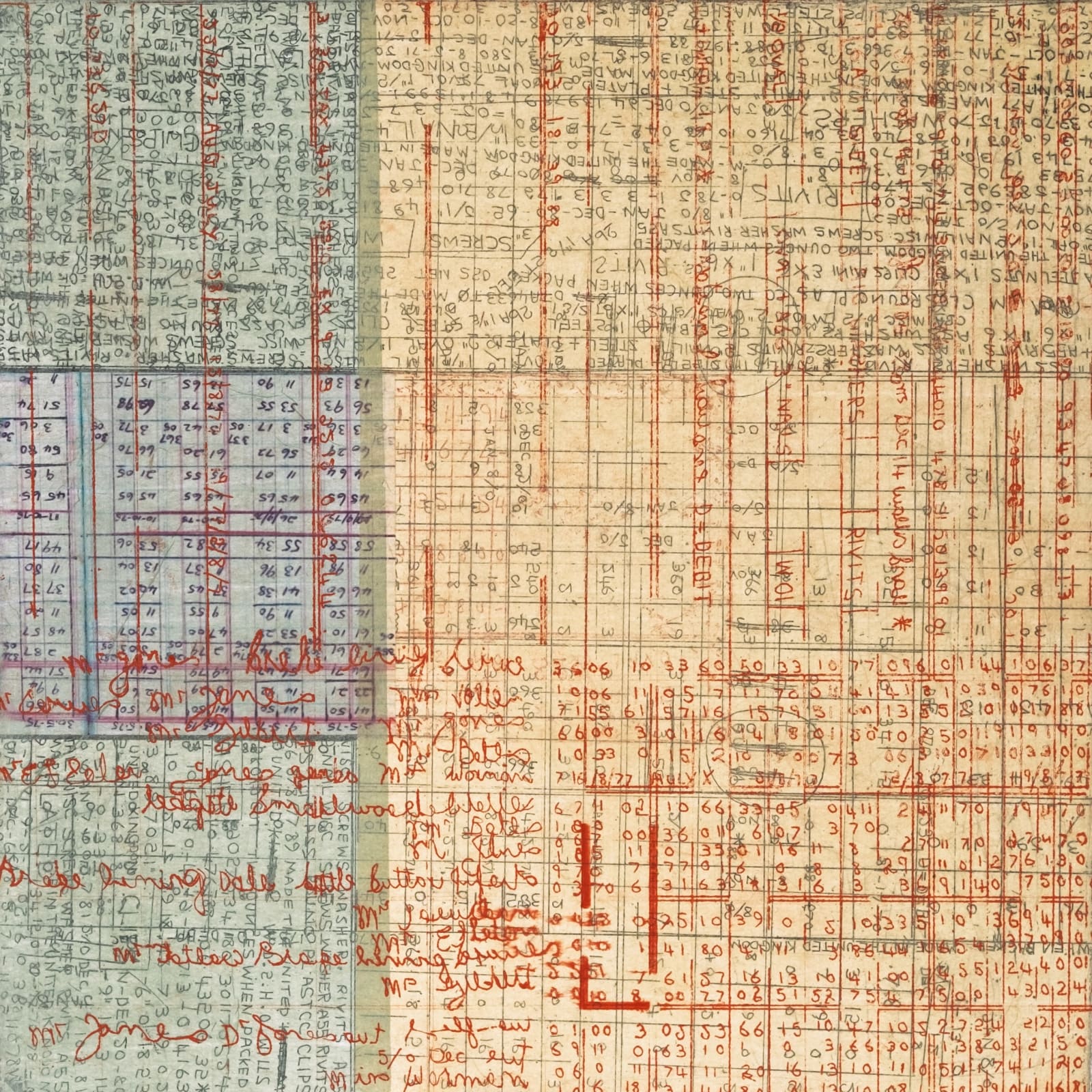 Paulette Bansal, Ledger (Buff Green)