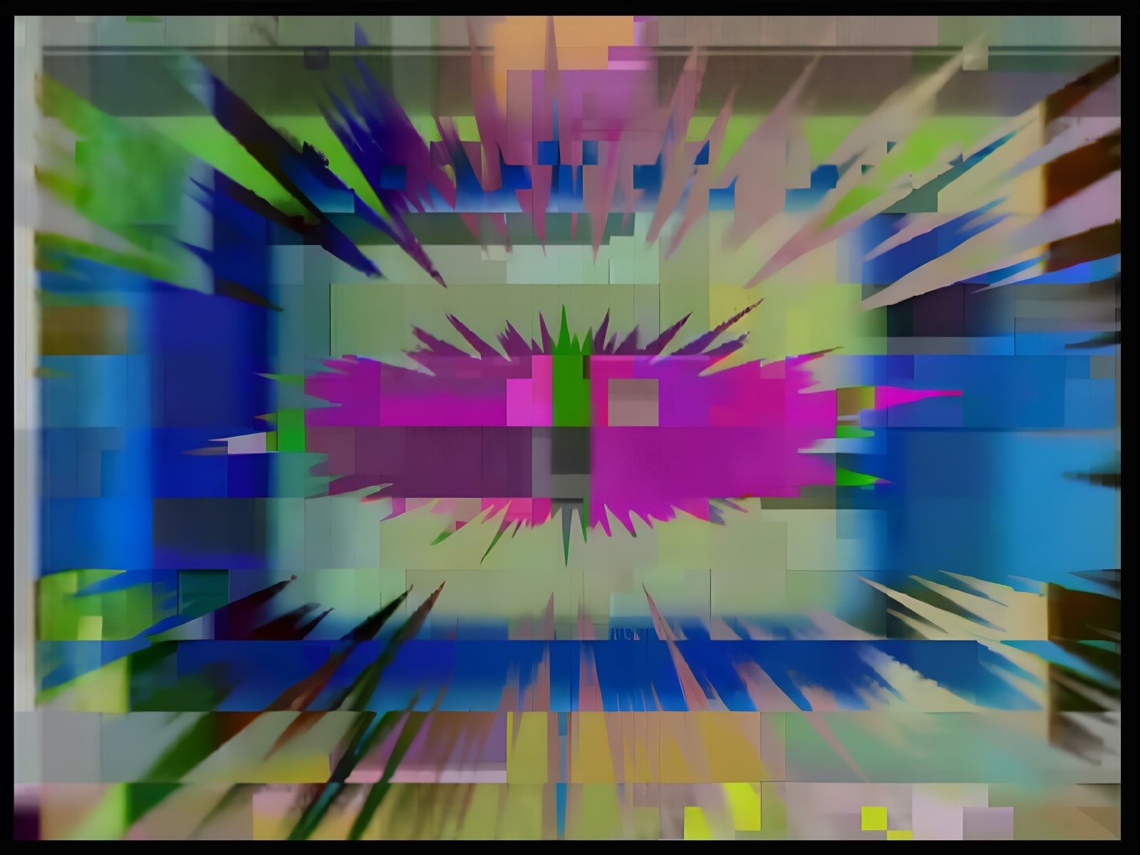 Malcolm Le Grice, Digital Aberration 1 (Film Still), 2024