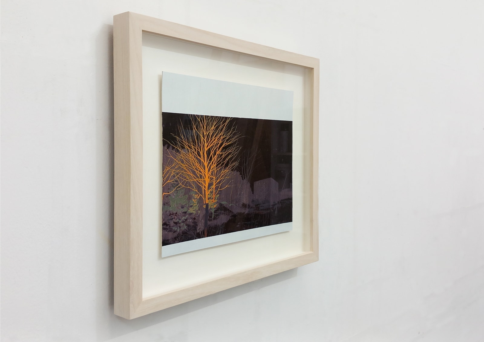 Andrew Mackenzie, Dusk Barn, Orange, 2025