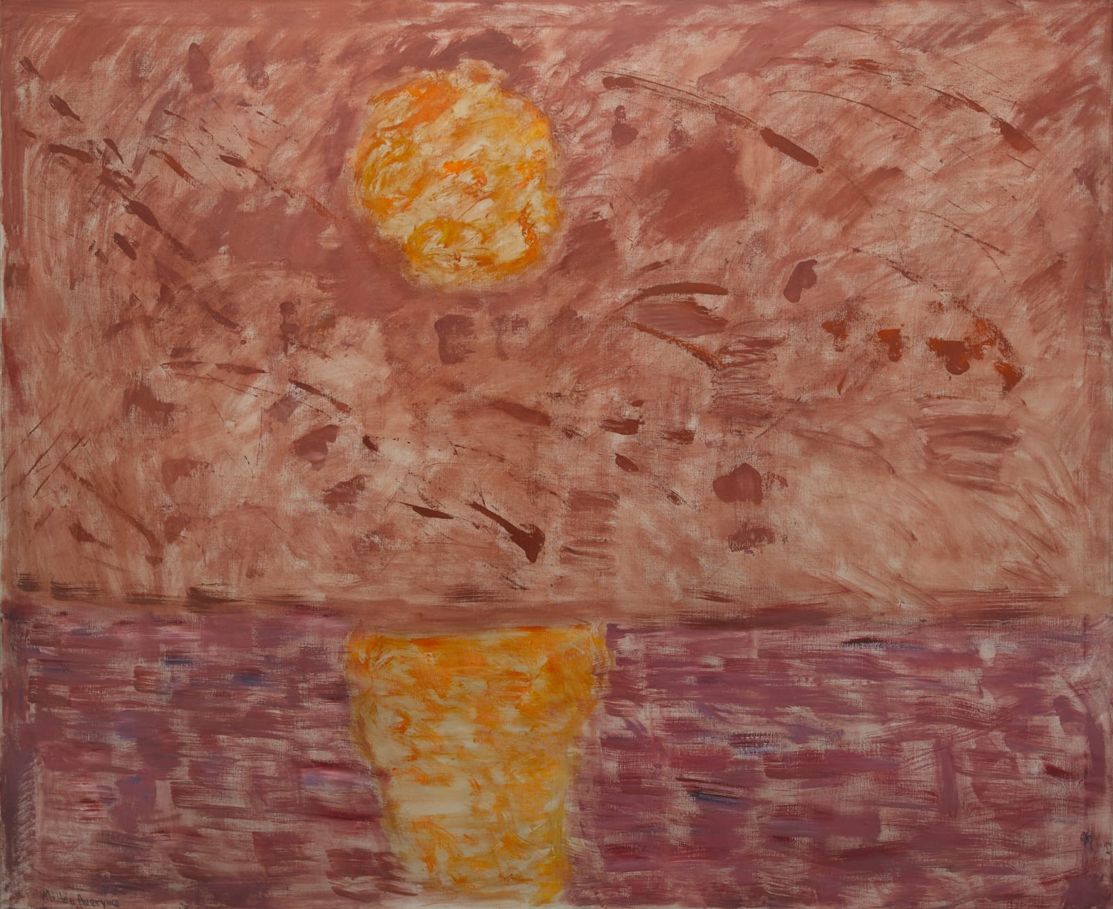 Milton Avery, Hot Moon, 1958