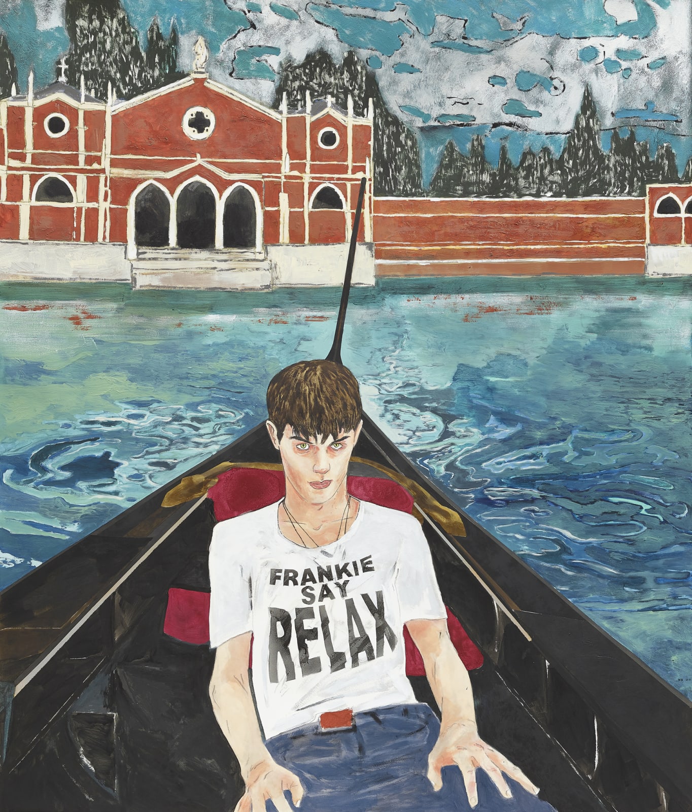 Hernan Bas, Virgil and the Isle of the Dead, 2020