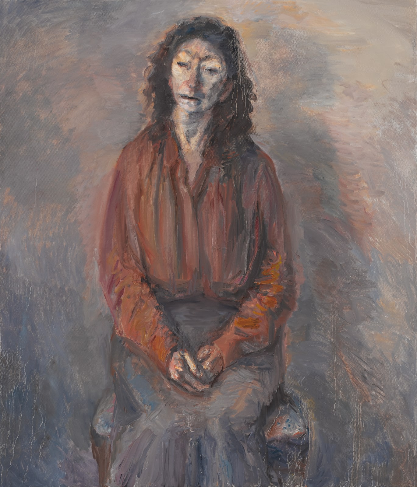 Celia Paul, Kate in Red, 2021