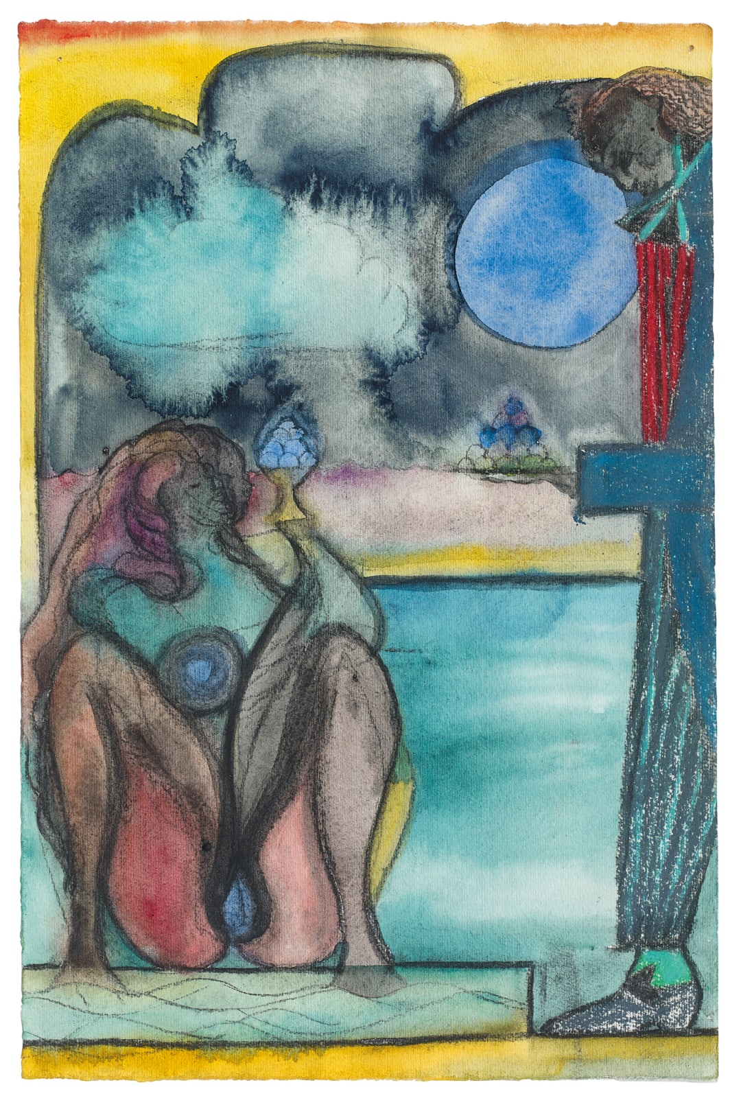 Chris Ofili, Poolside Magic 3, 2012