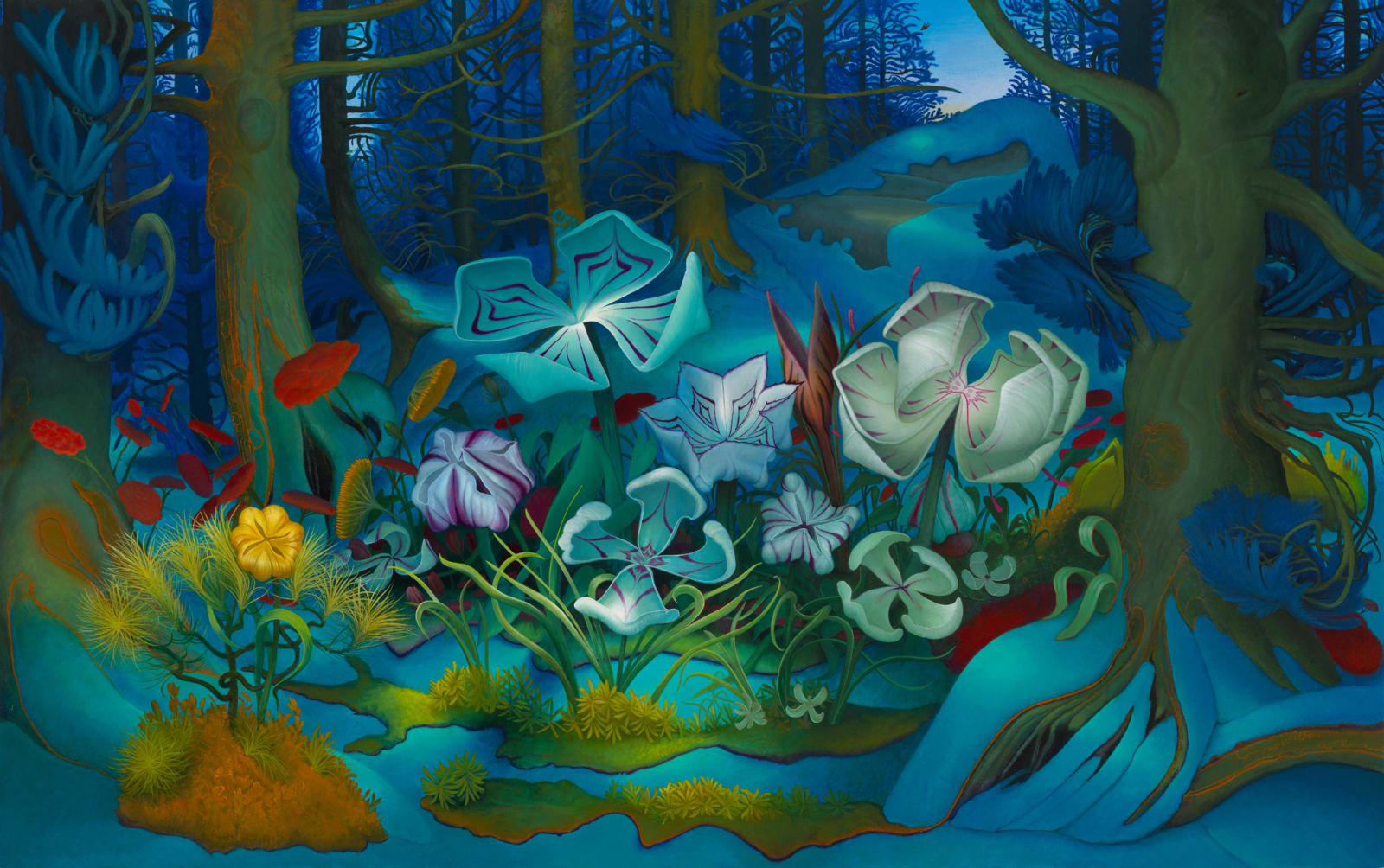 Inka Essenhigh, Blue Moss, 2021