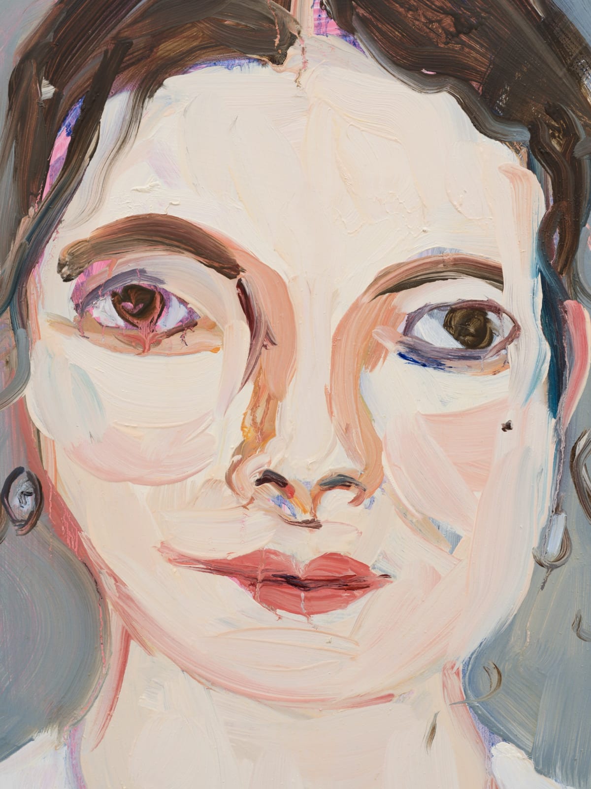 Chantal Joffe, Bella in a White Blouse, 2025
