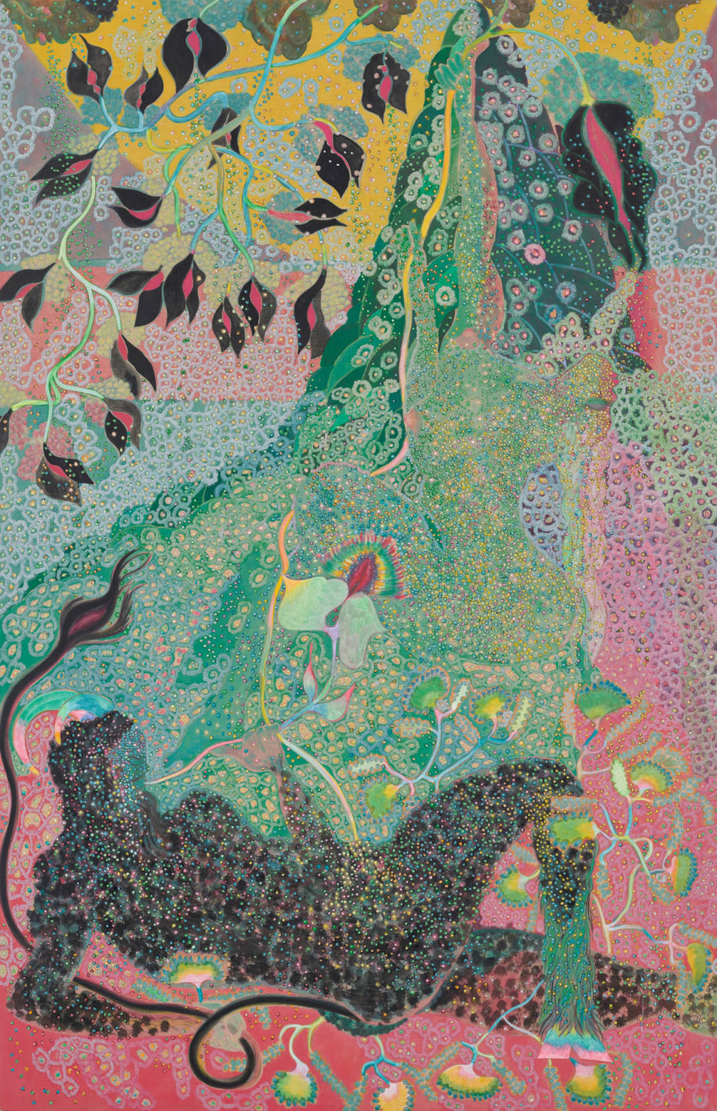 Chris Ofili, The Swing, 2020-2023