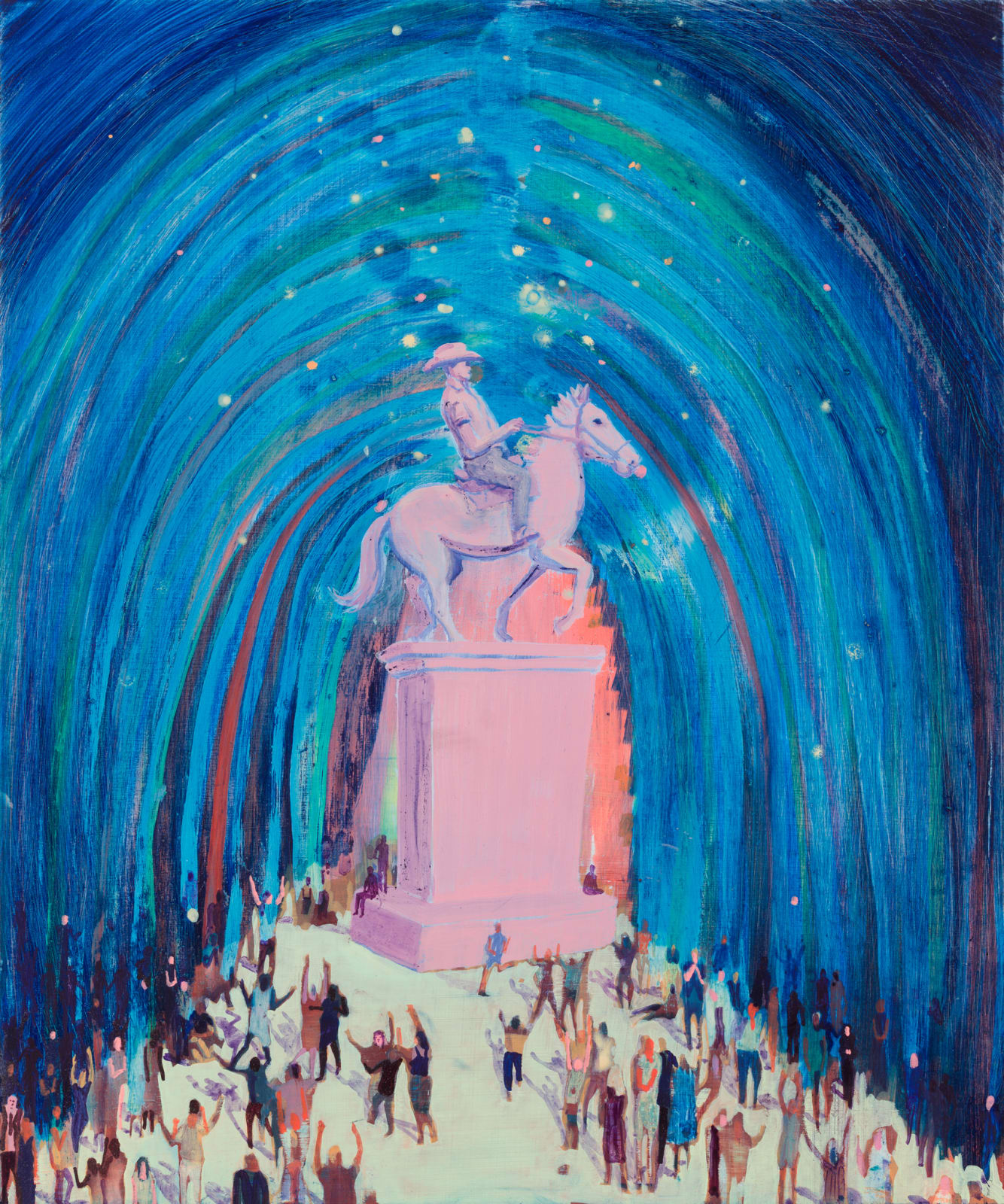 Jules de Balincourt, ...And The Horse You Rode In On, 2017
