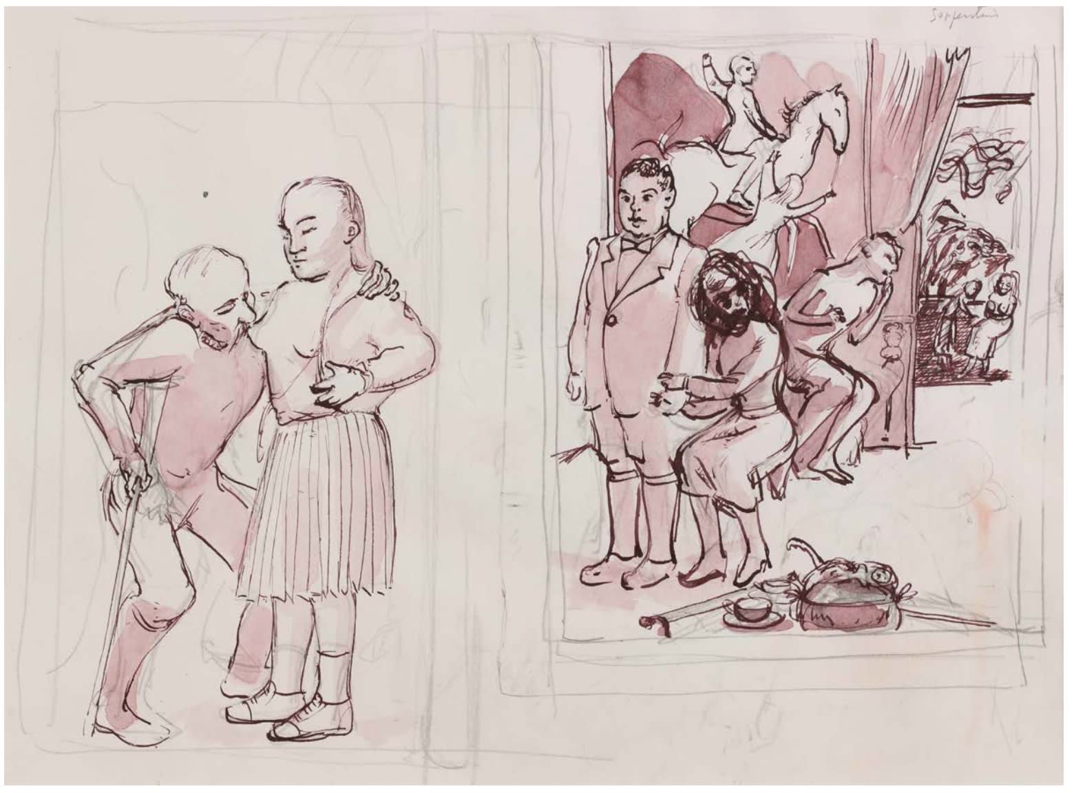Paula Rego, Study for Caritas I, 1993