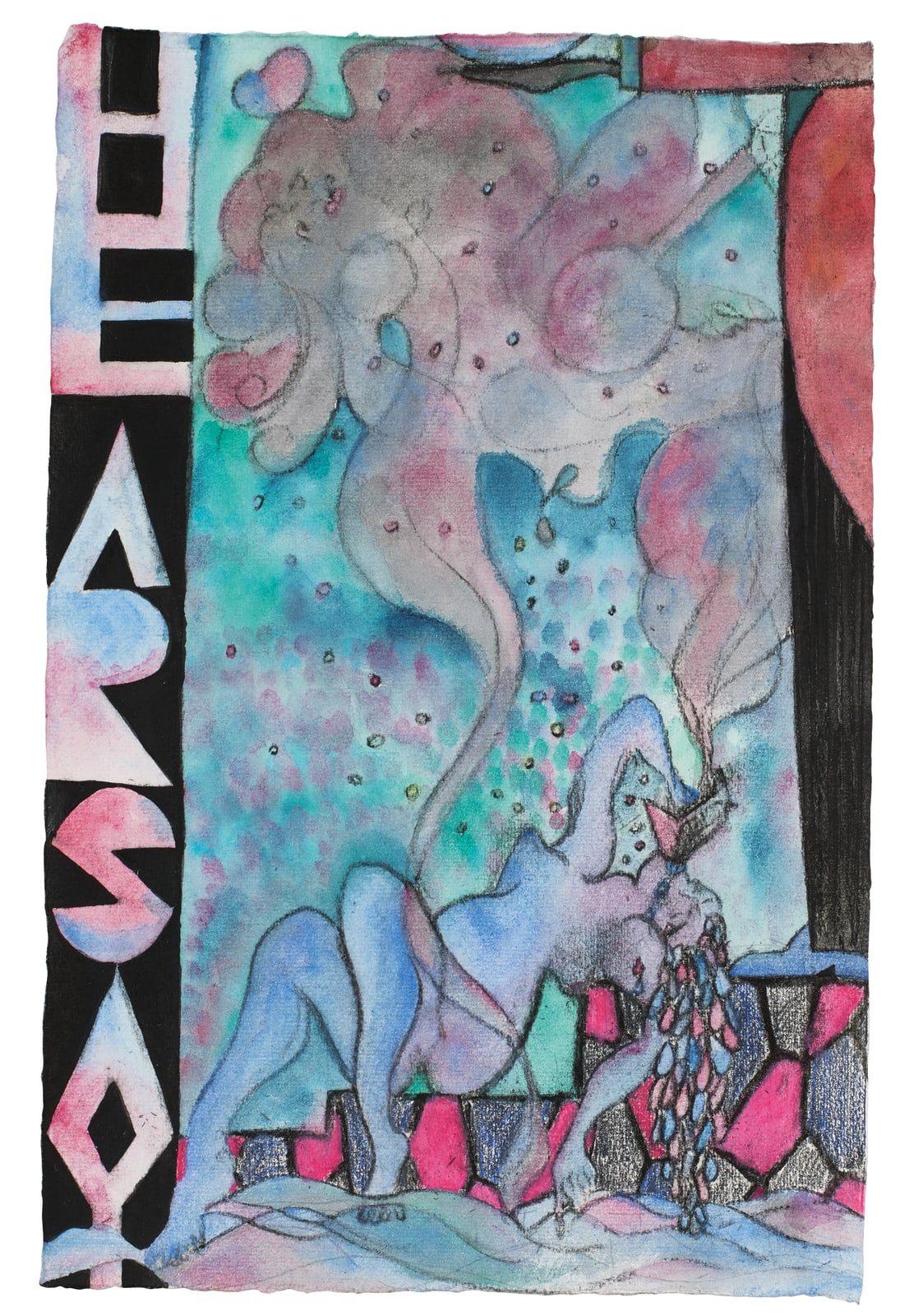 Chris Ofili, Poolside Magic - Hearsay 1, 2017
