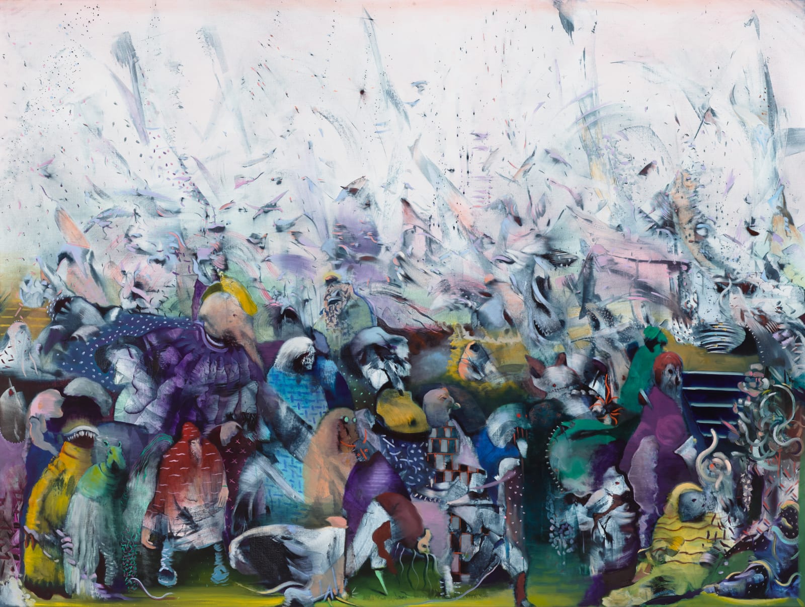 Ali Banisadr, The Rise of the Blond, 2016