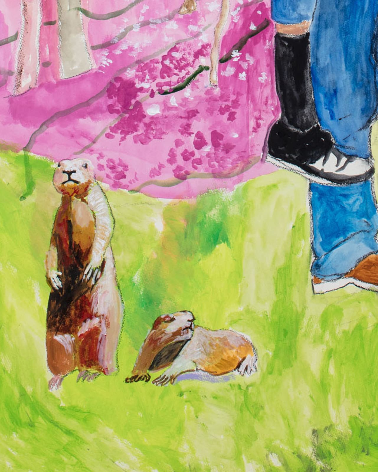 Paula Rego, Across the Forest, 2017