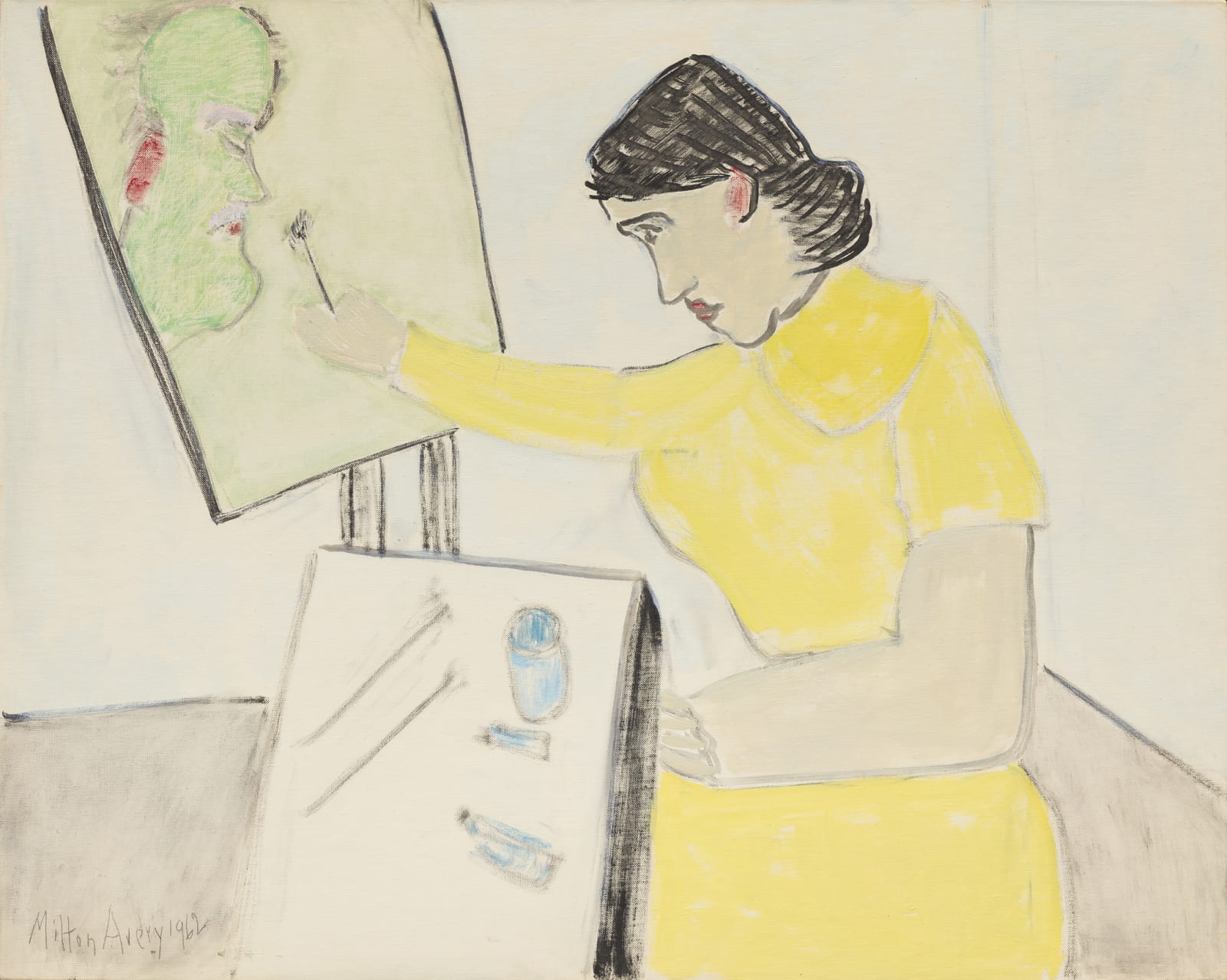 Milton Avery, Artist Paints Artist, 1962