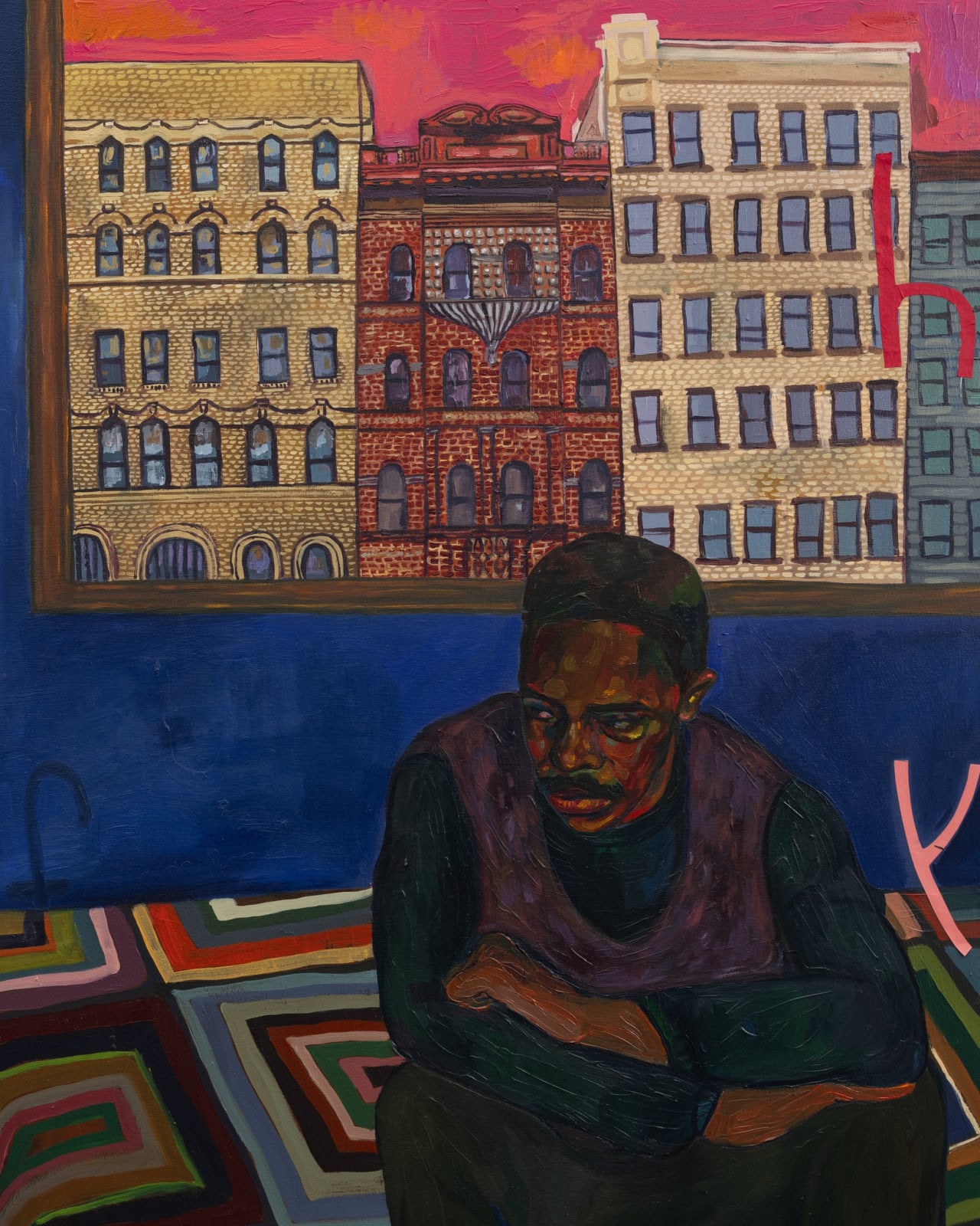 Khalif Tahir Thompson, Pink Clouds, 2025