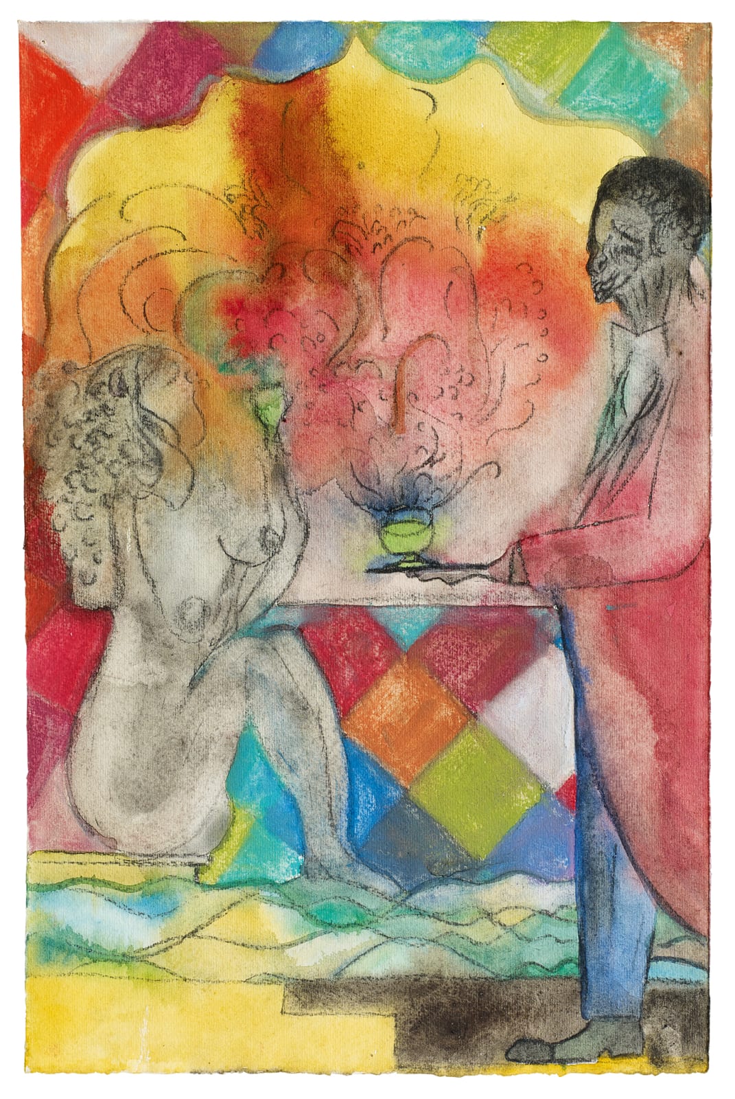 Chris Ofili, Poolside Magic 8, 2012