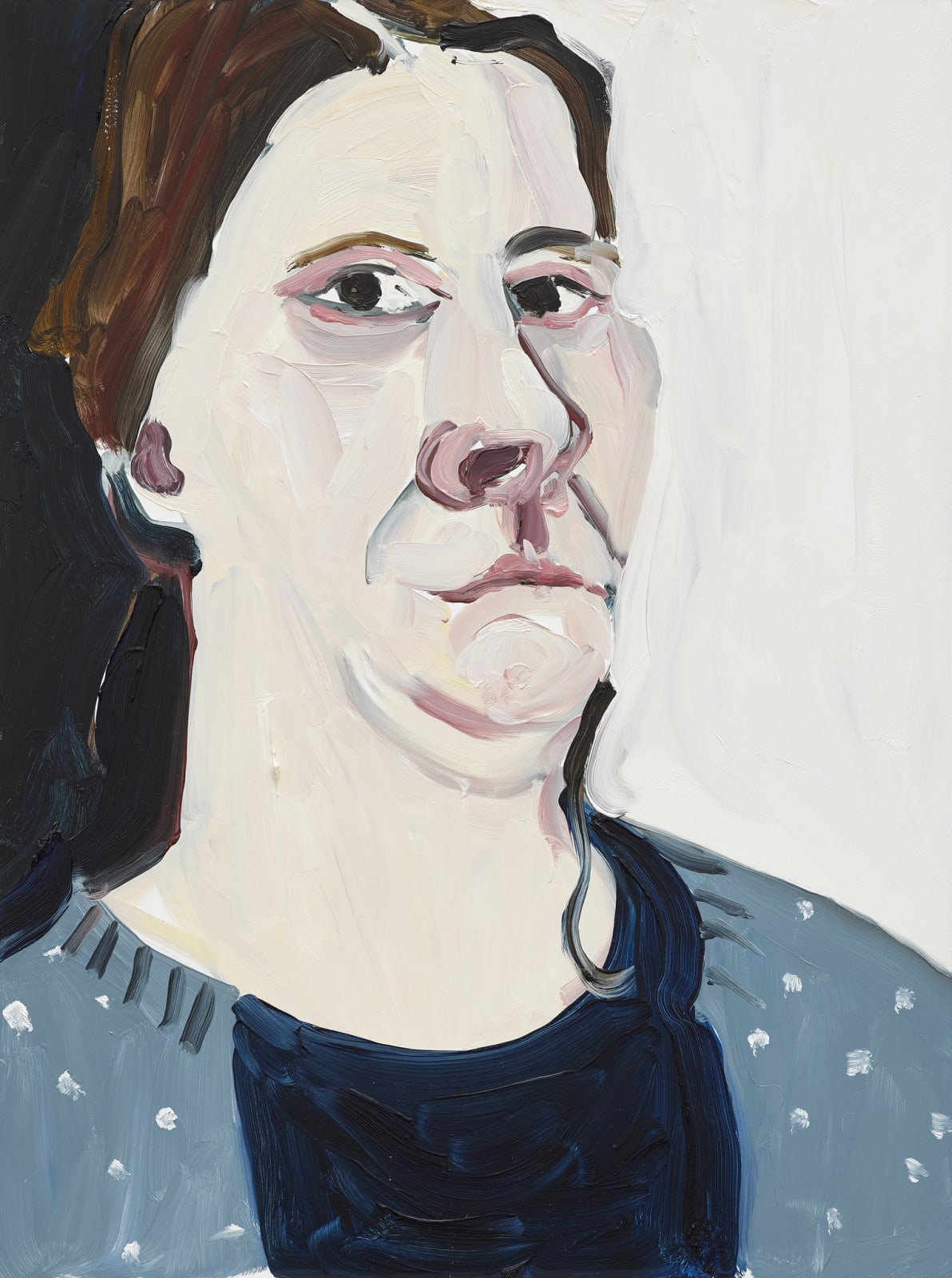 Chantal Joffe, Self-Portrait, 1st January, 2018