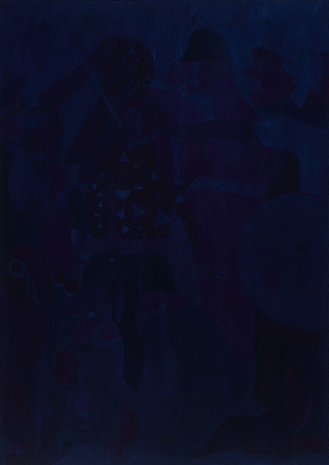 Chris Ofili, Blue Devils, 2014
