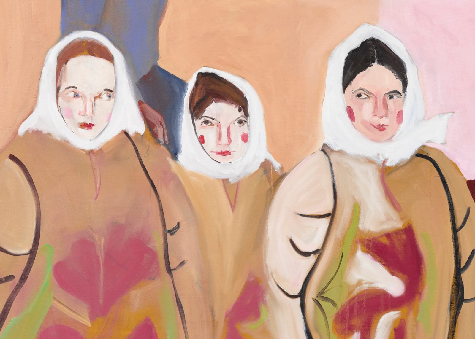 Chantal Joffe, Matrushka Dolls, 2025