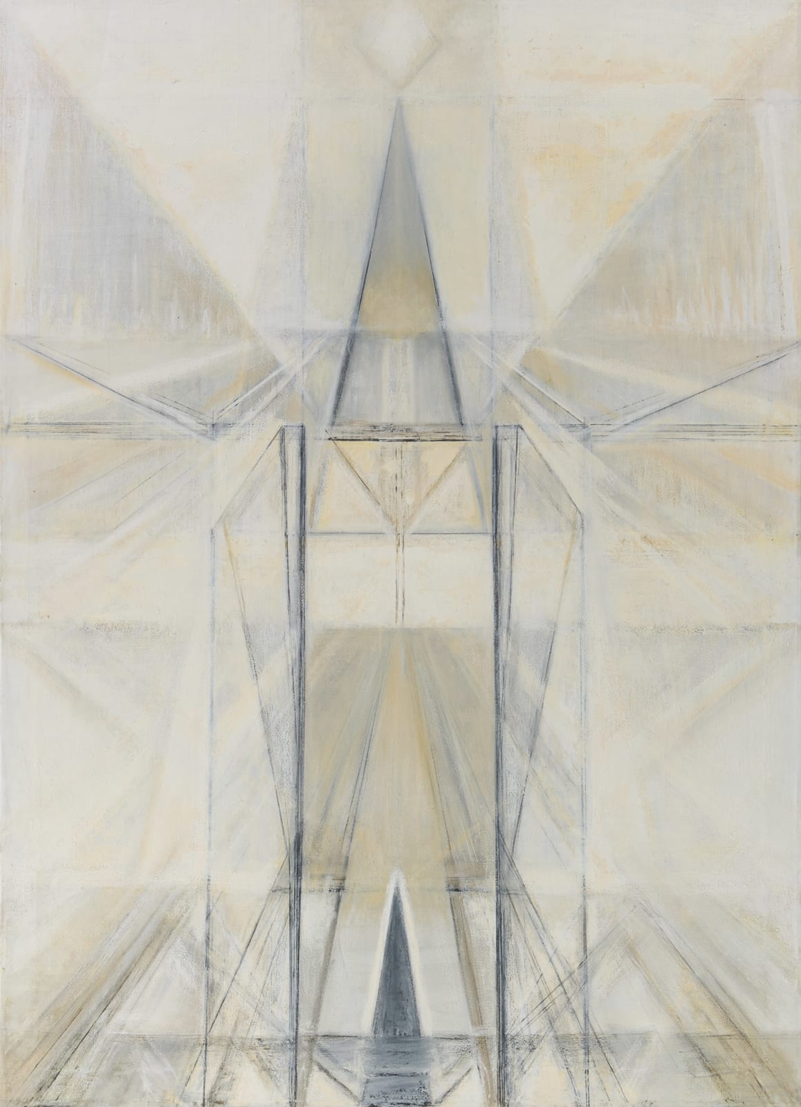 Hedda Sterne, Pyramids, 1984