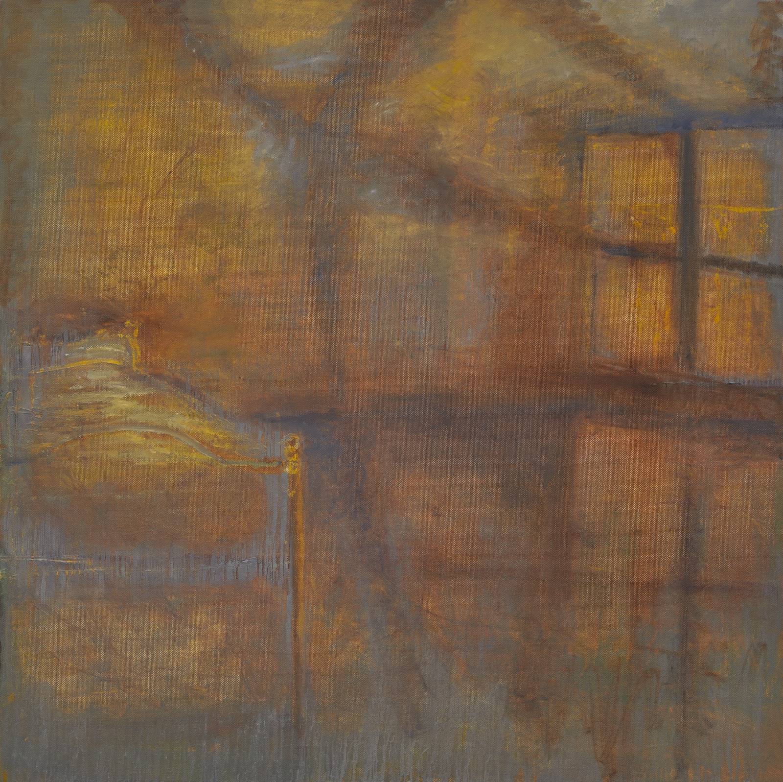 Celia Paul, Room, Great Russell Street, Night, 2020