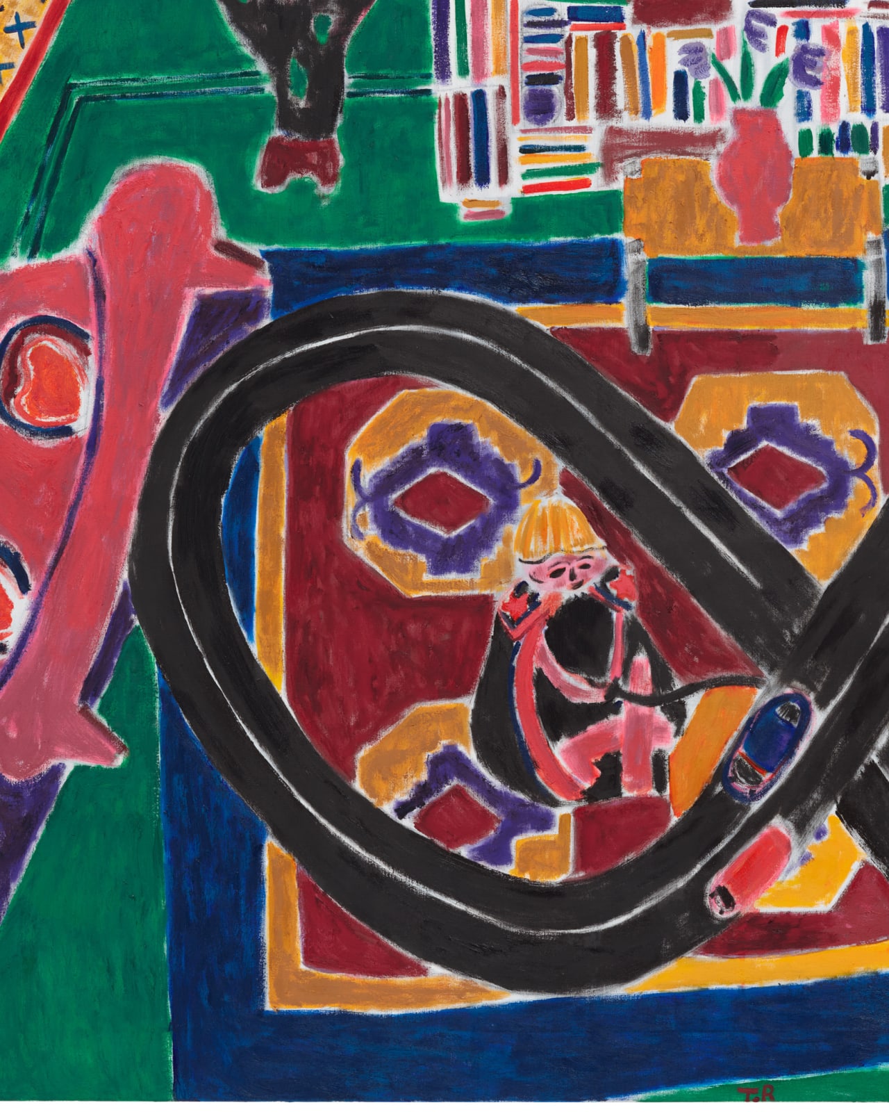 Tal R, Racetrack, 2024