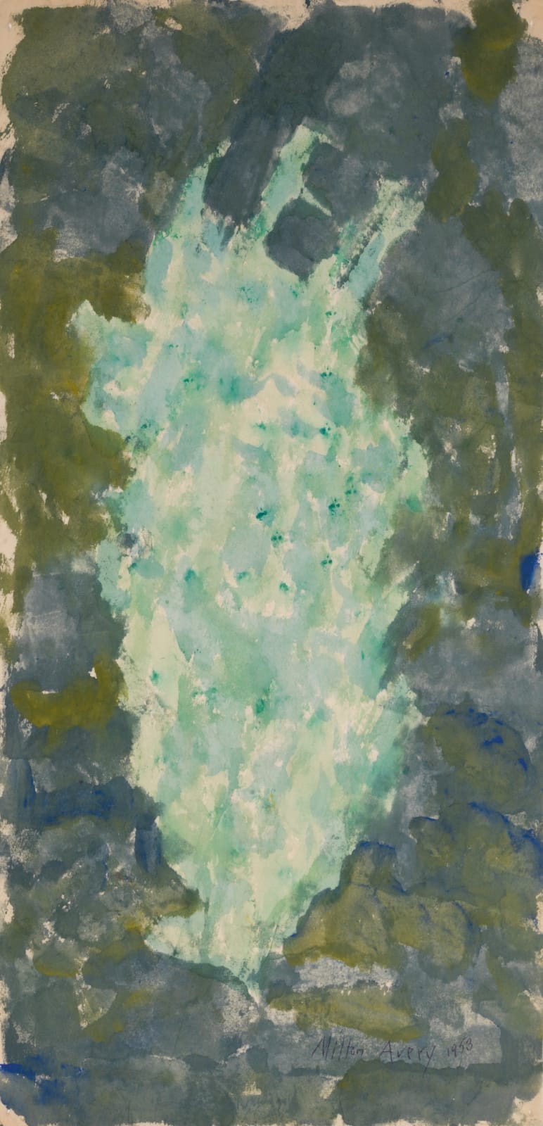 Milton Avery, Untitled (Blue Tree), 1953