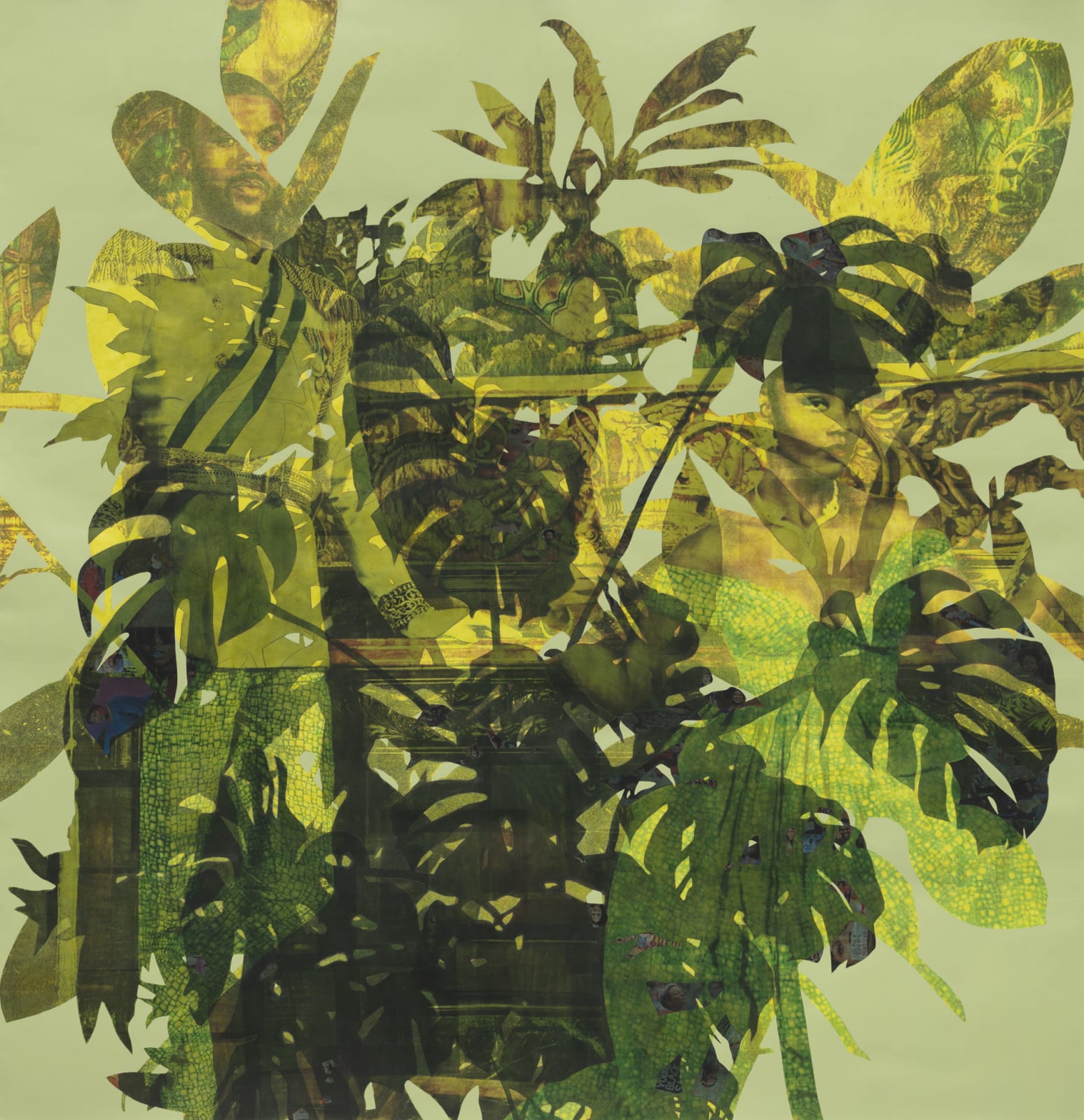 Njideka Akunyili Crosby, Garden Party, 2019