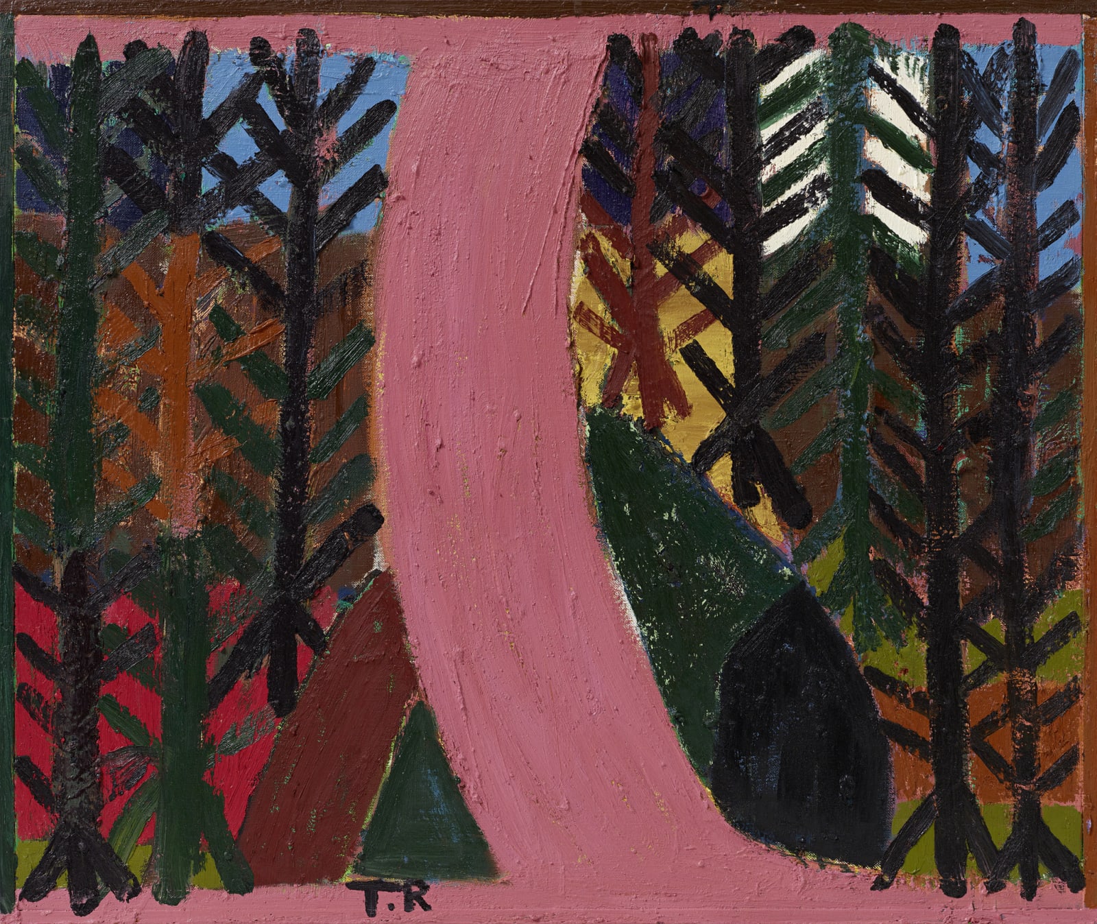 Tal R, Rosa road, 2018