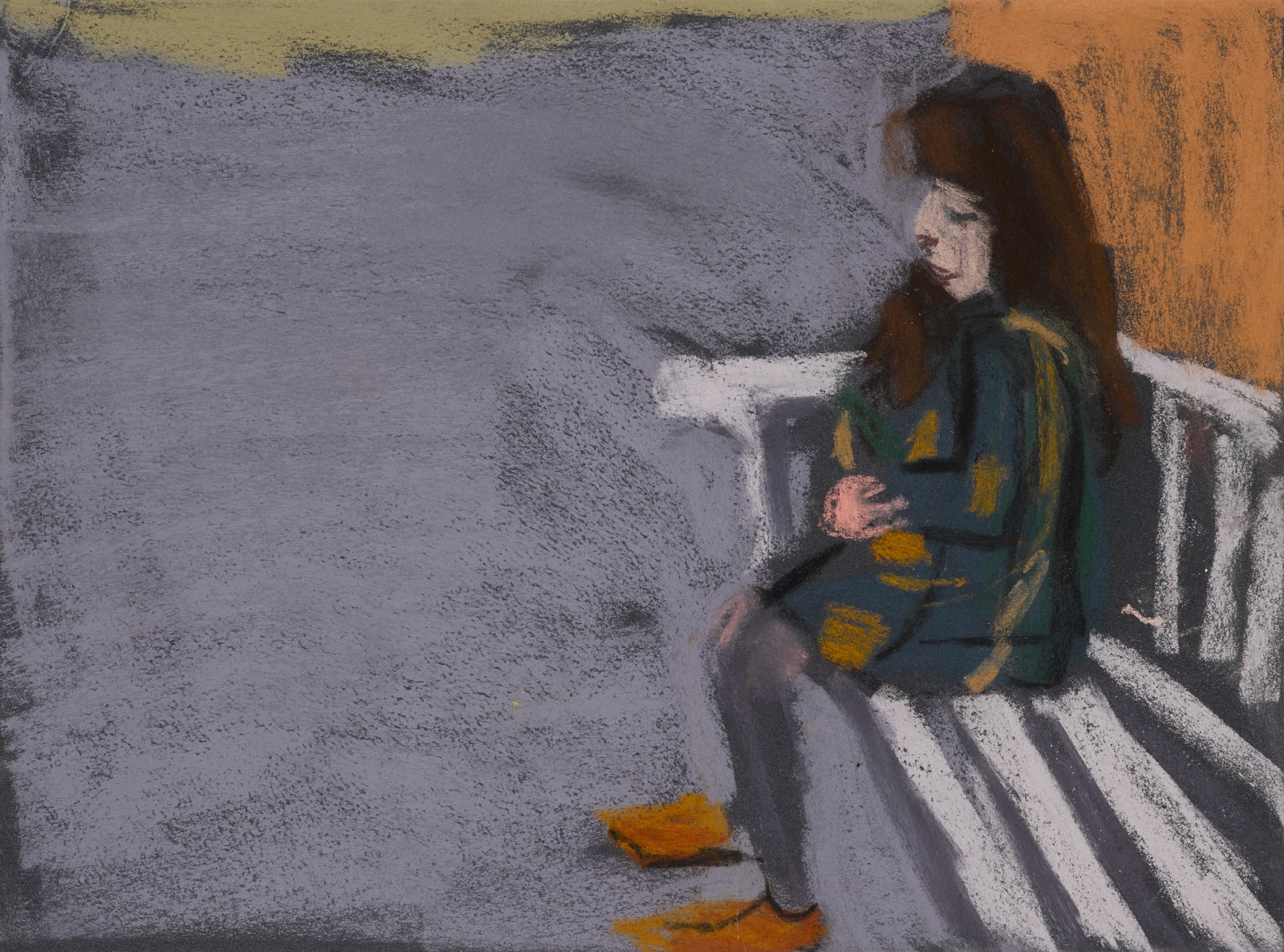 Chantal Joffe, Esme in Edinburgh, 2018
