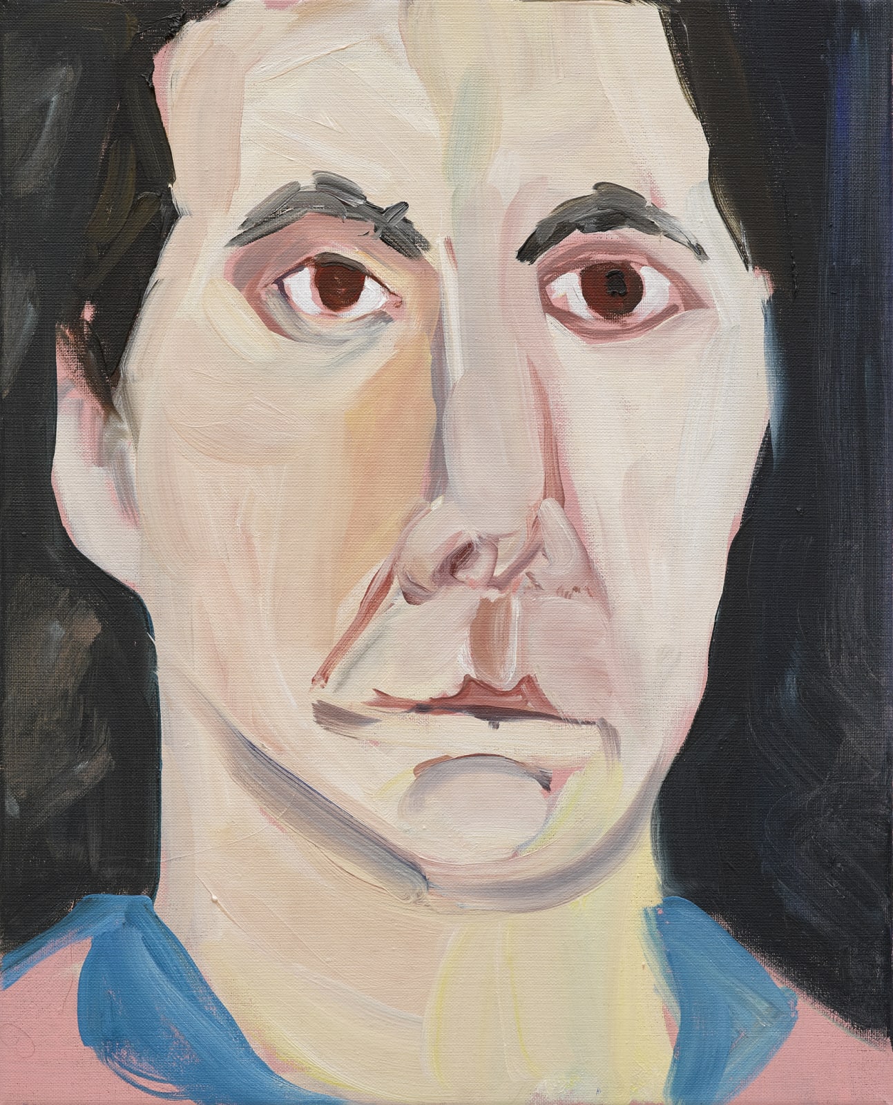 Chantal Joffe, Night Self-Portrait II, March, 2018