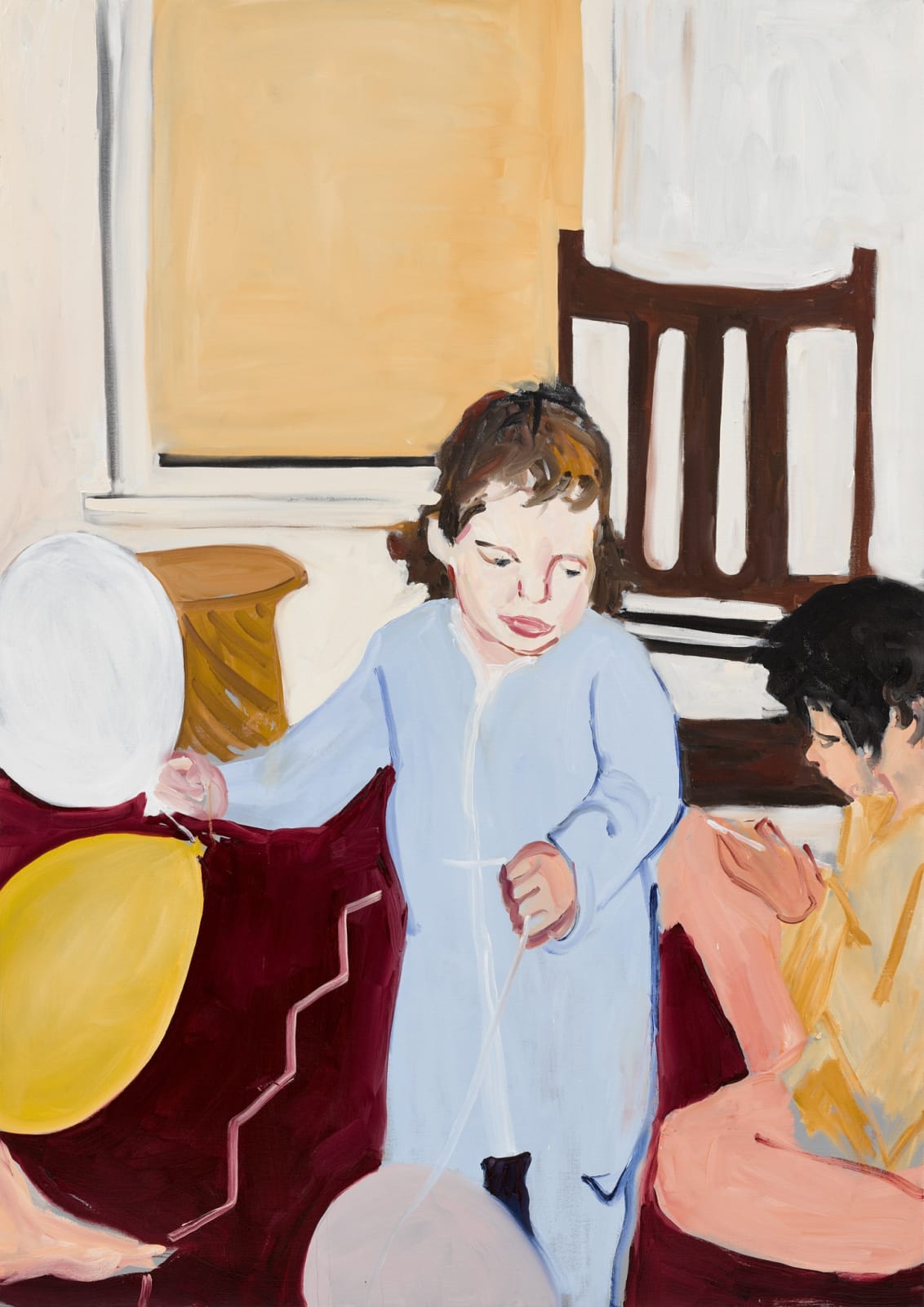Chantal Joffe, Balloons, 2025