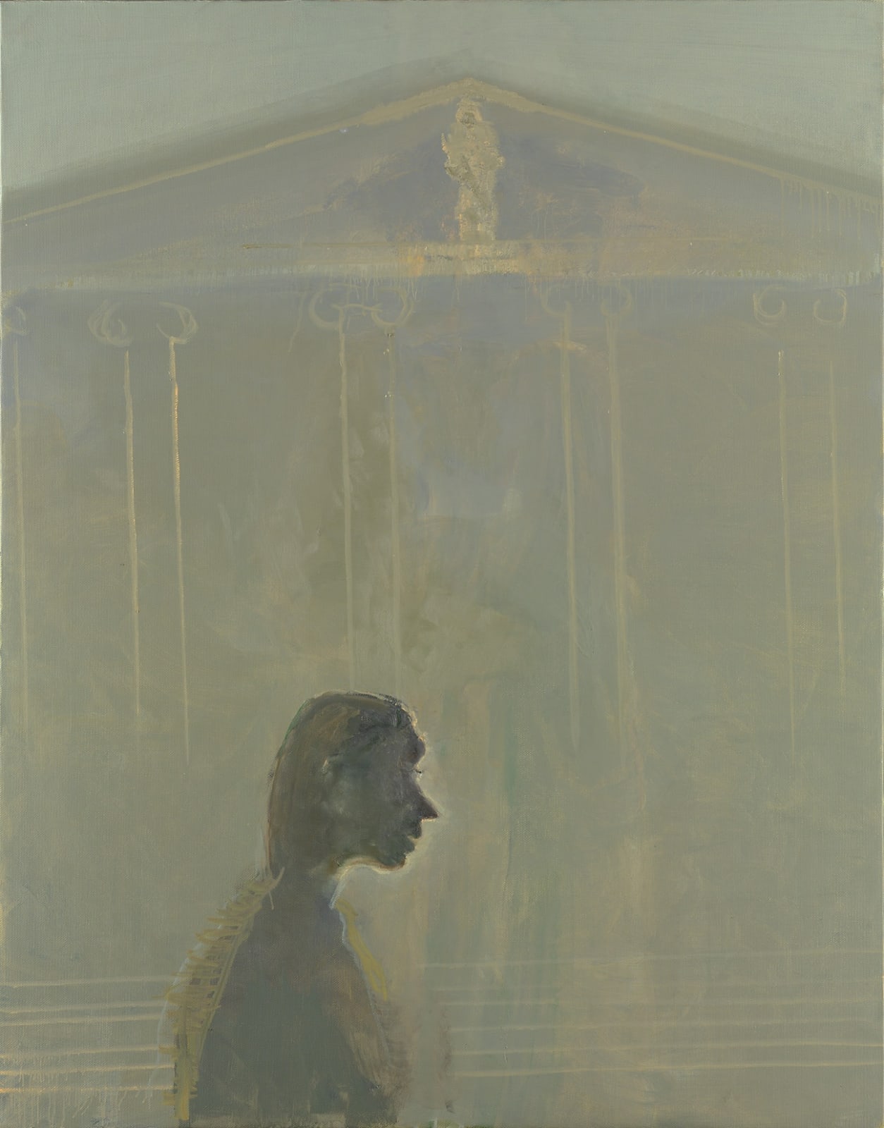 Celia Paul, In Front of the Museum, 2008