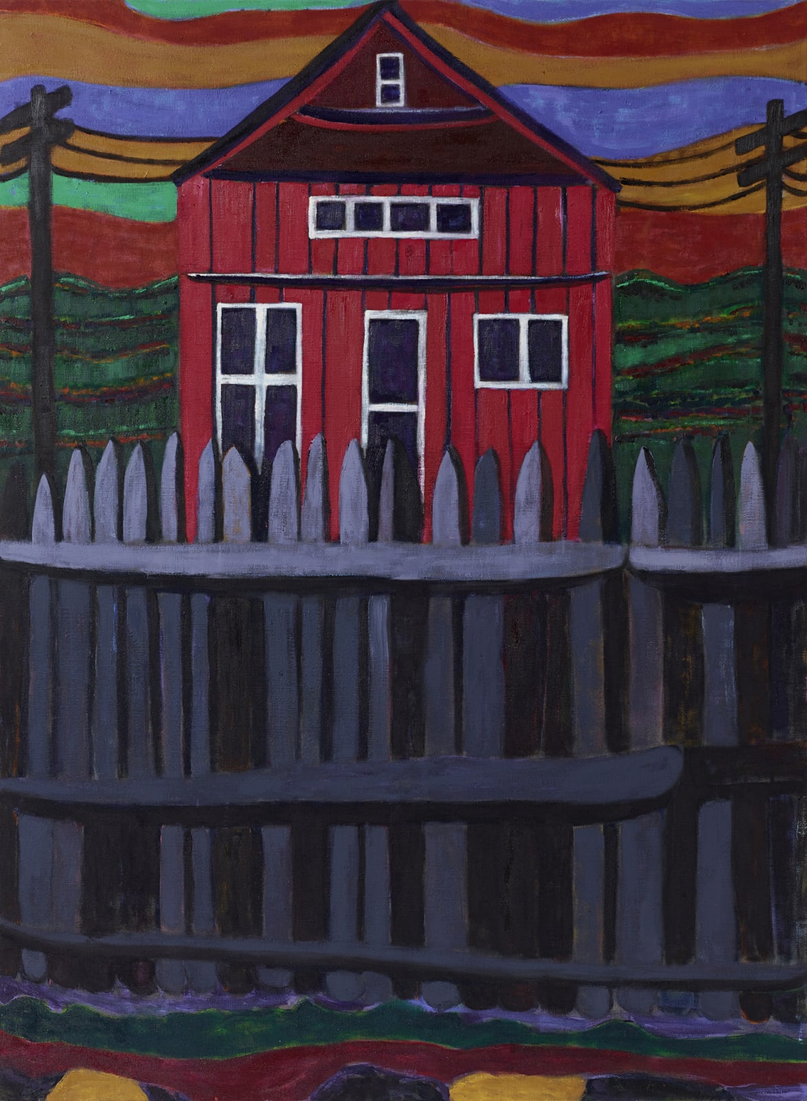 Tal R, House red, 2018