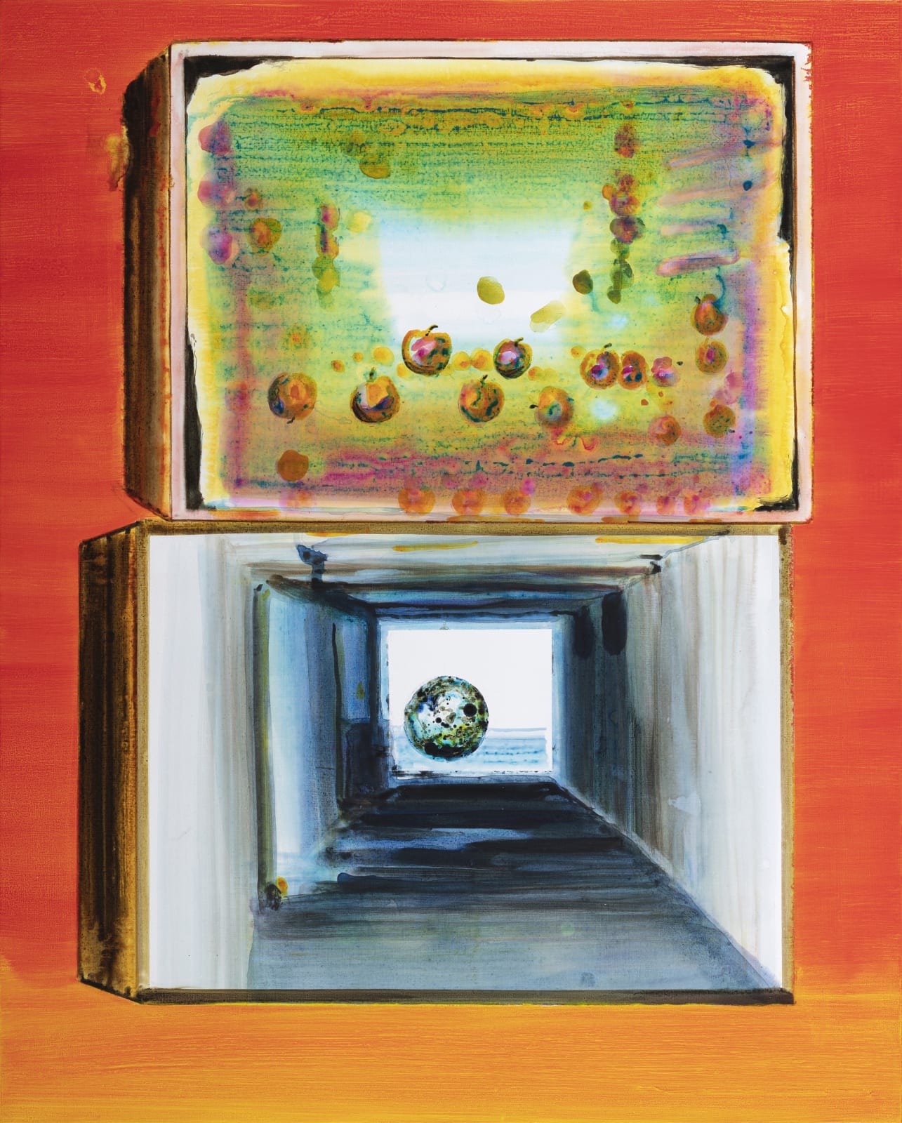 John Kørner, Two boxes, 2019