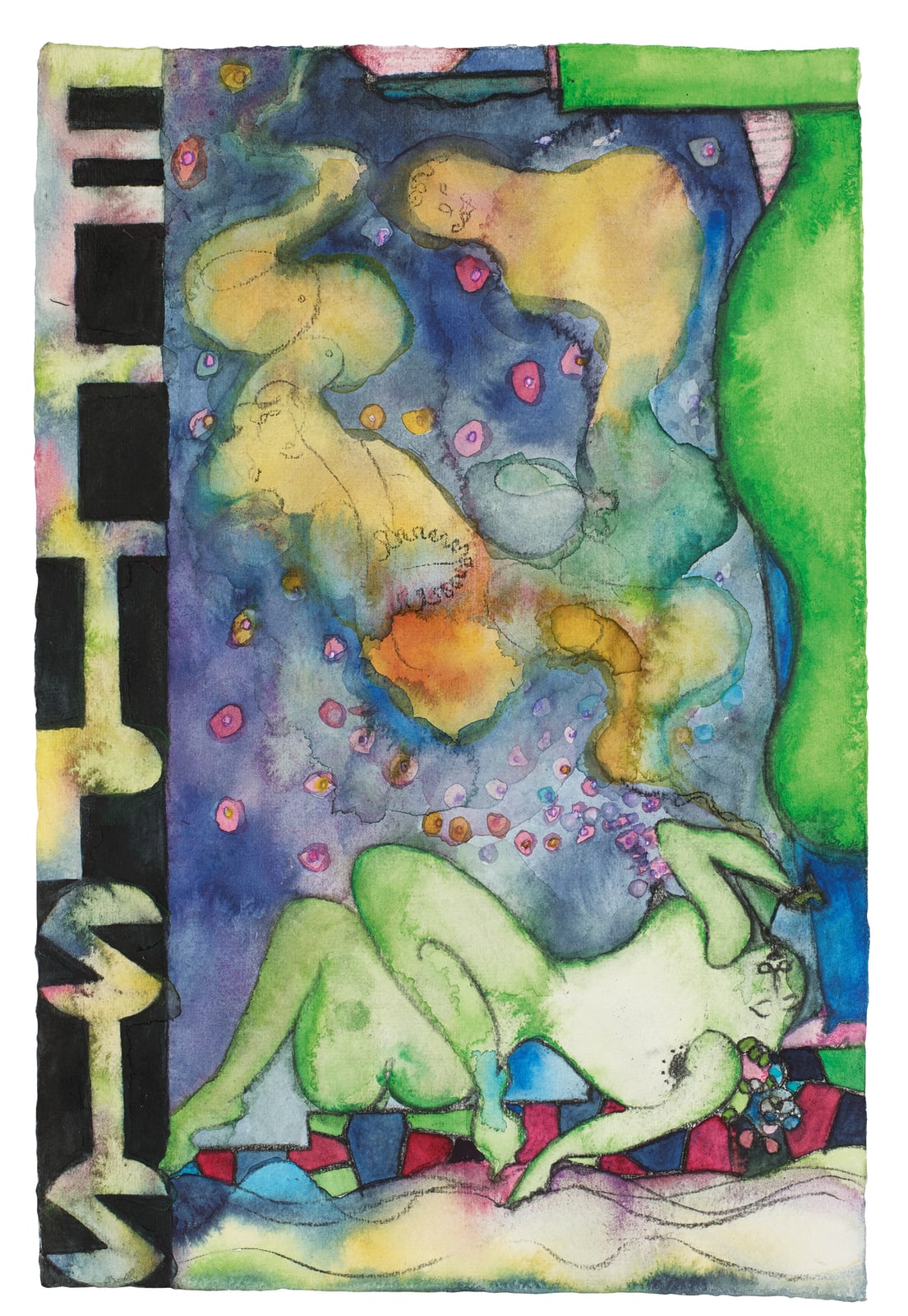 Chris Ofili, Poolside Magic - Ellipsis 2, 2017